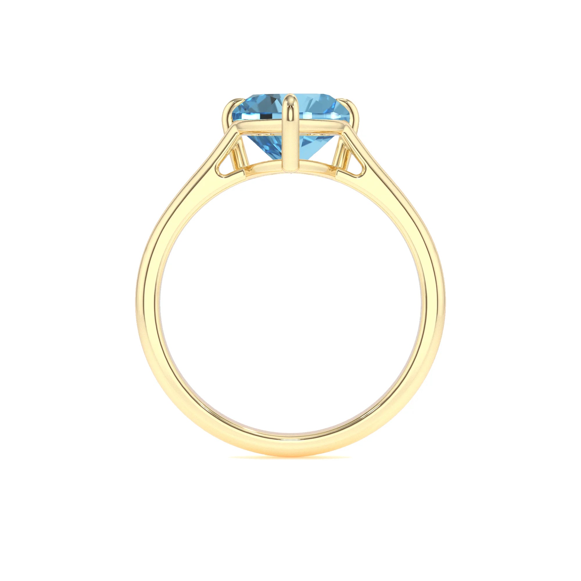 natural swiss-blue-topaz heart solitaire rings in yellow gold 