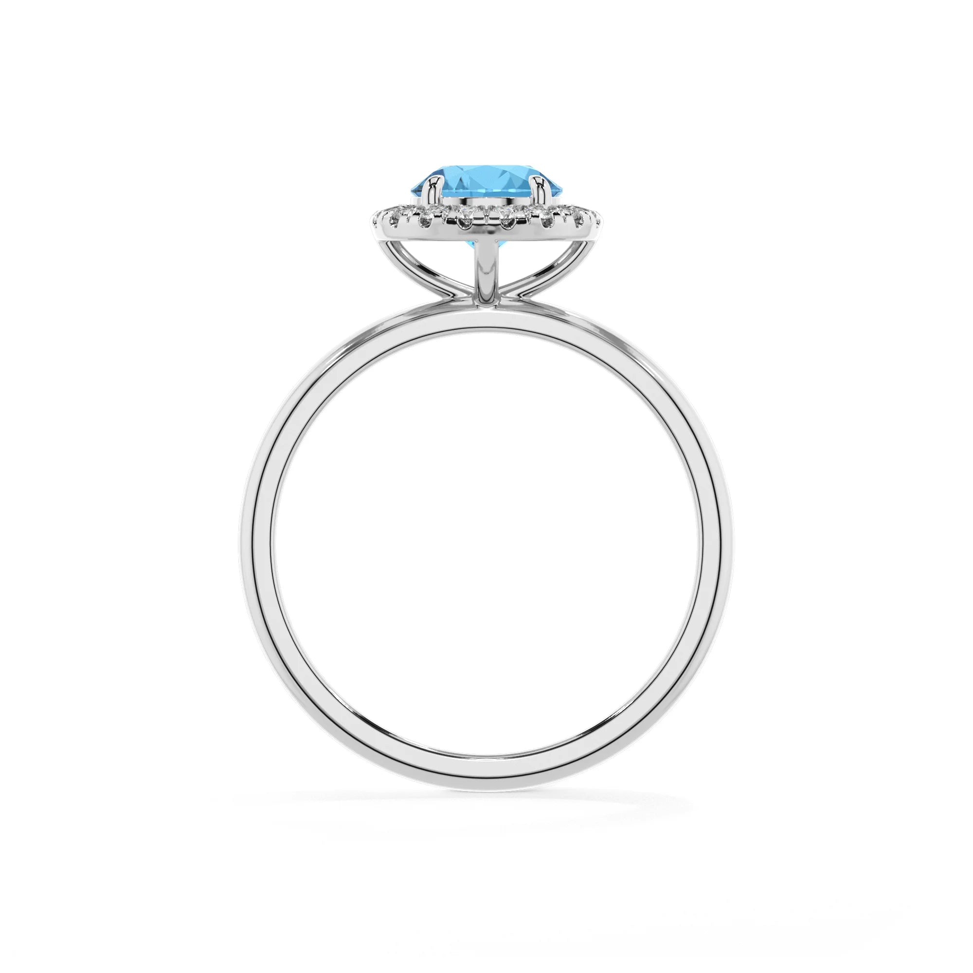 natural swiss-blue-topaz round solitaire rings in white gold 