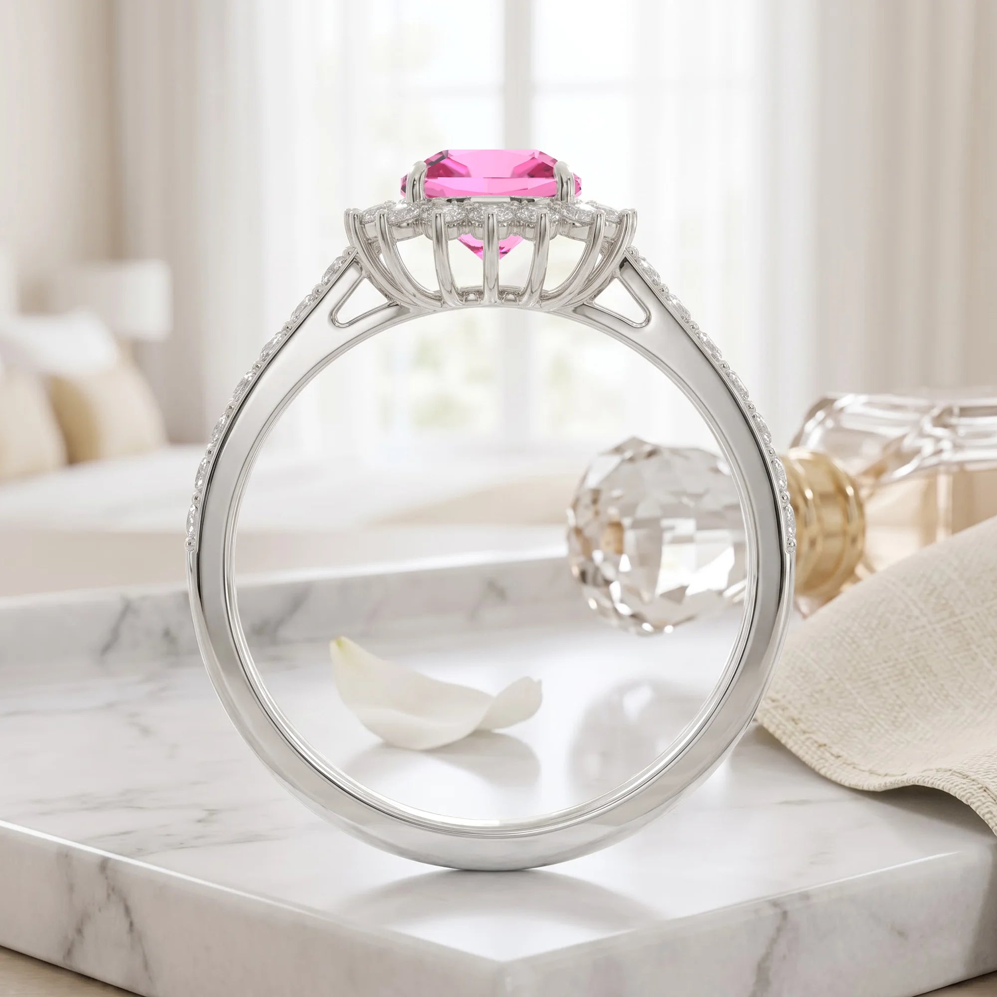 14K White Gold