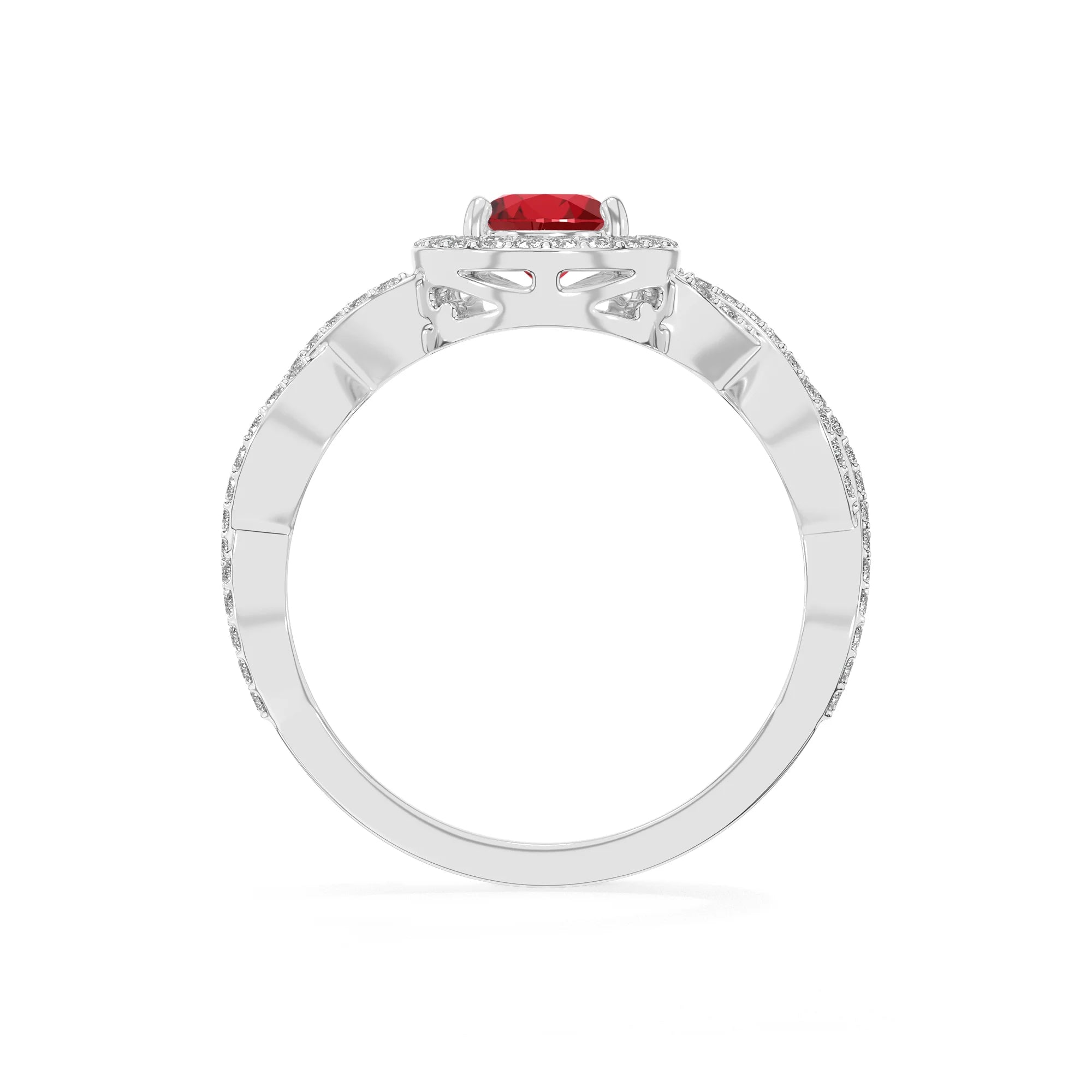 14K White Gold