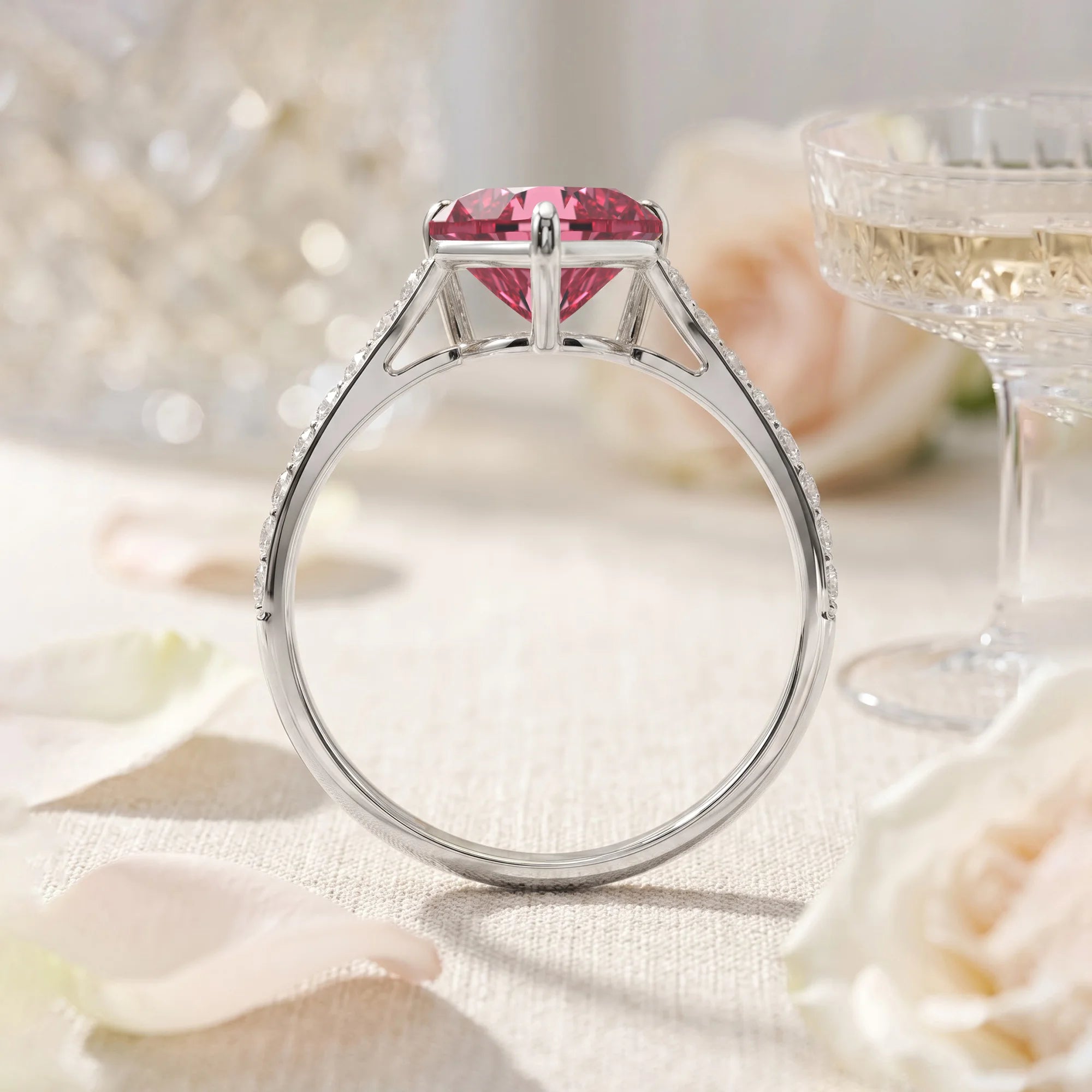 14K White Gold