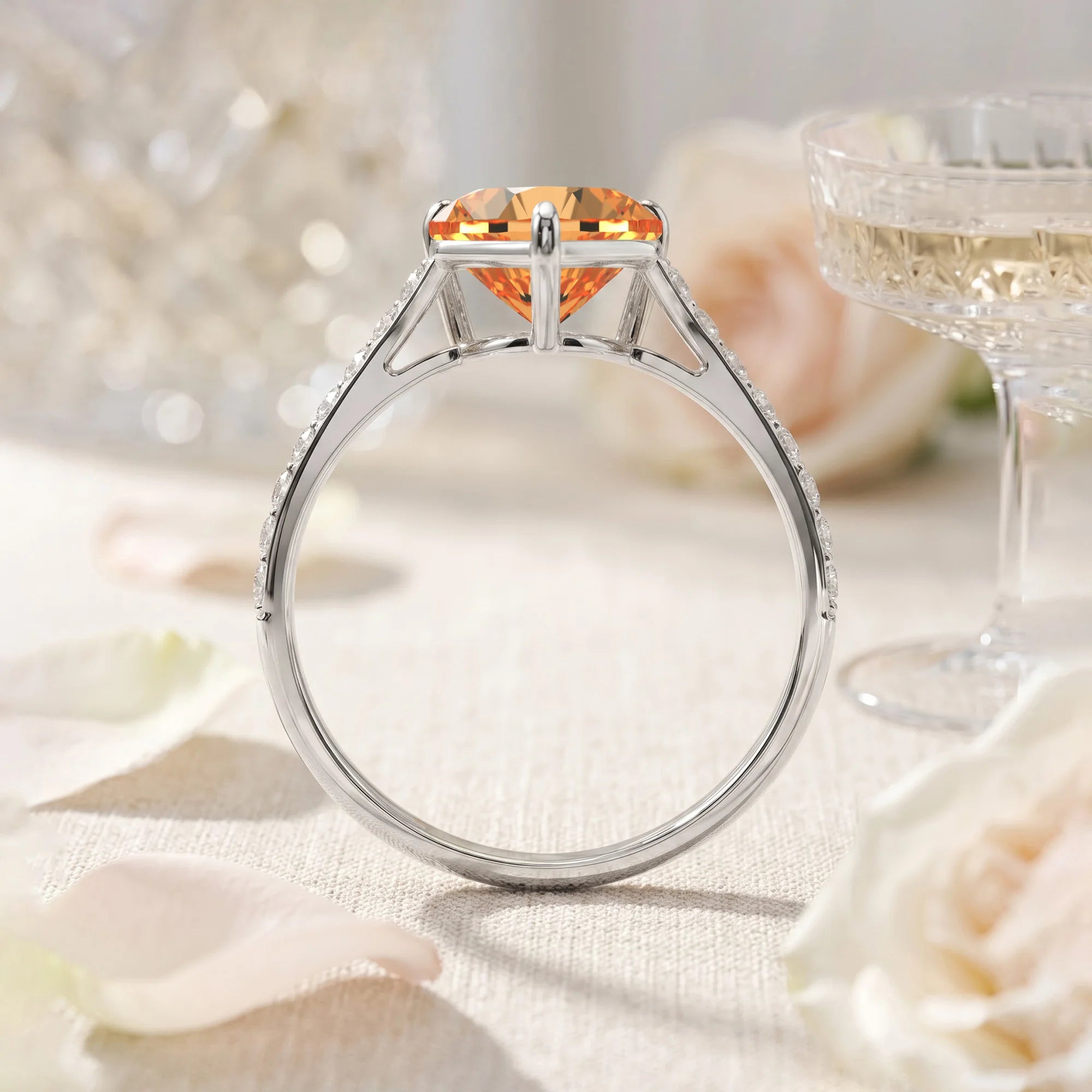 14K White Gold
