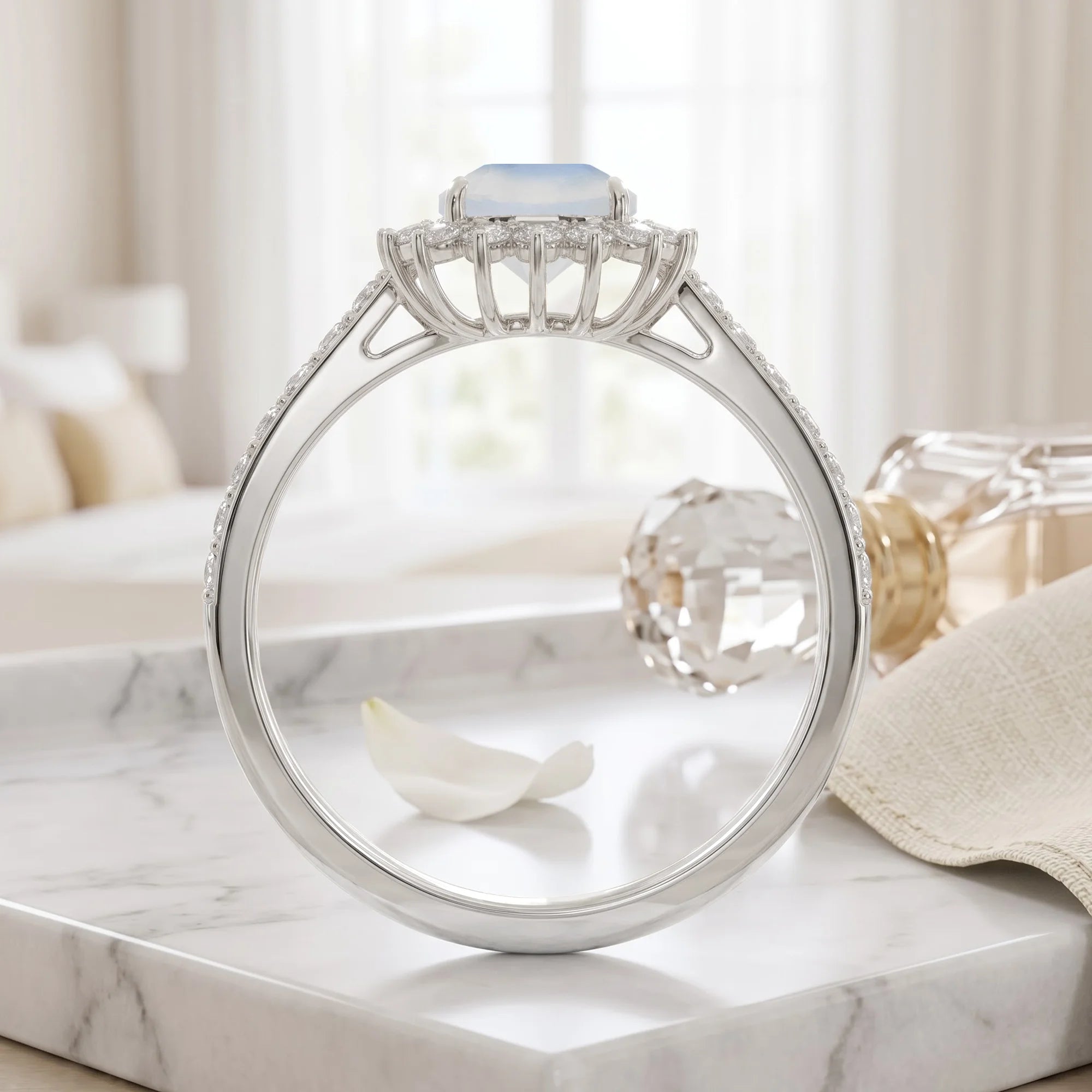 14K White Gold