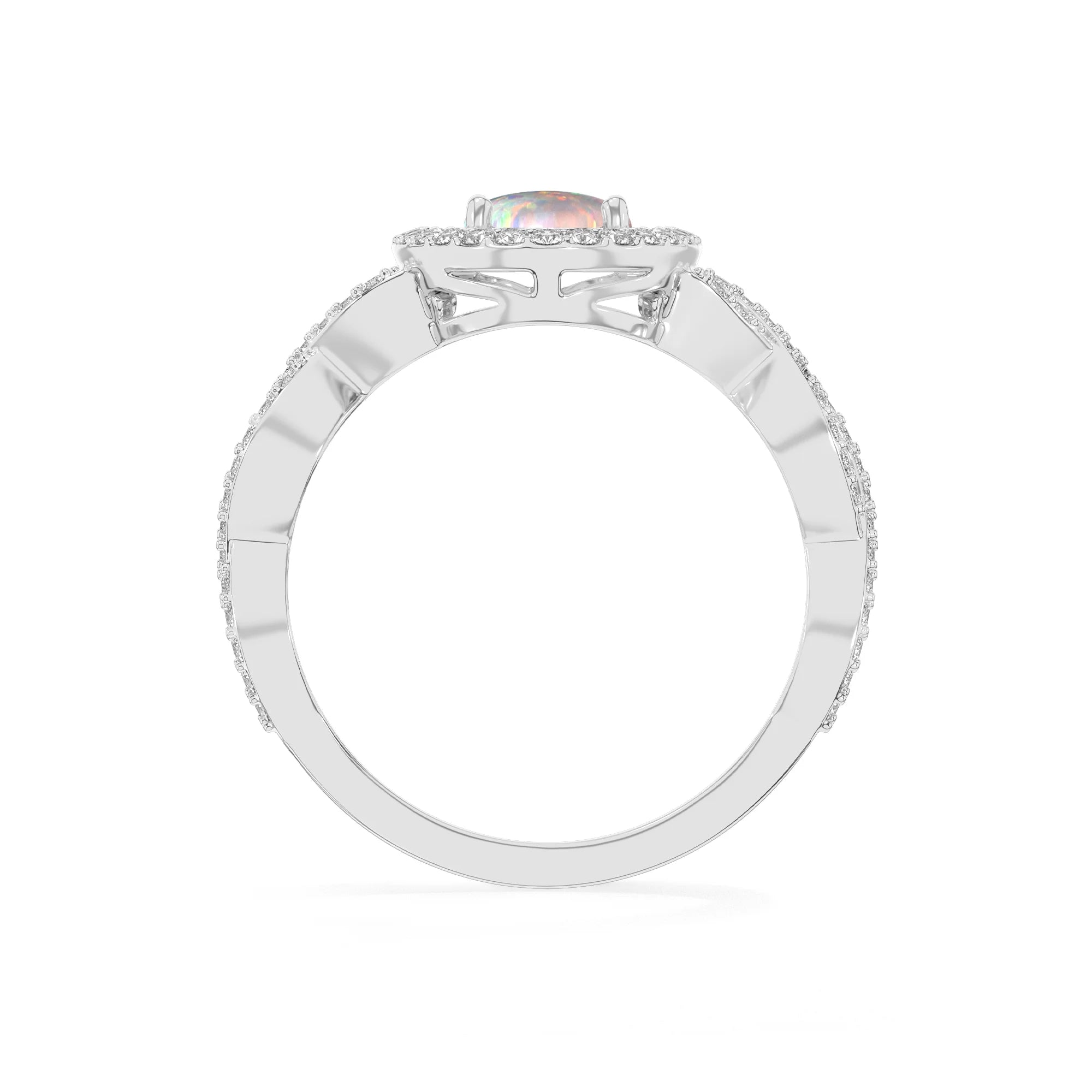 14K White Gold