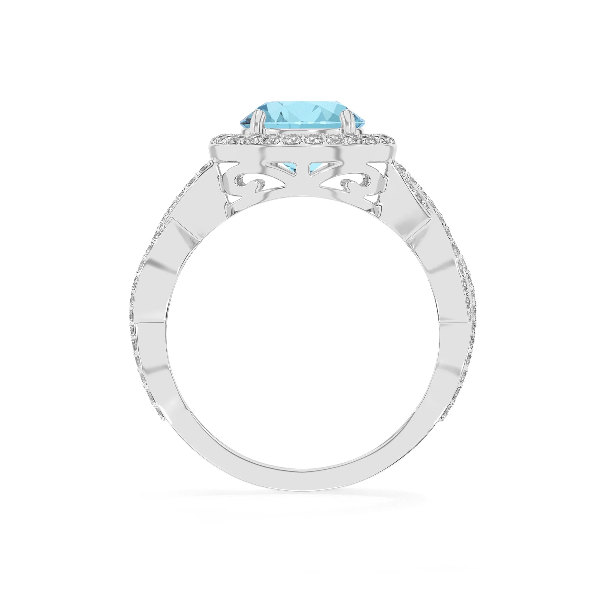 14K White Gold