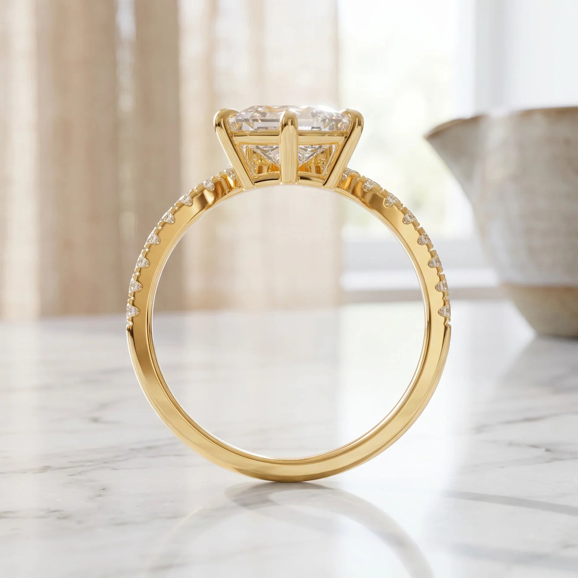 14K Yellow Gold