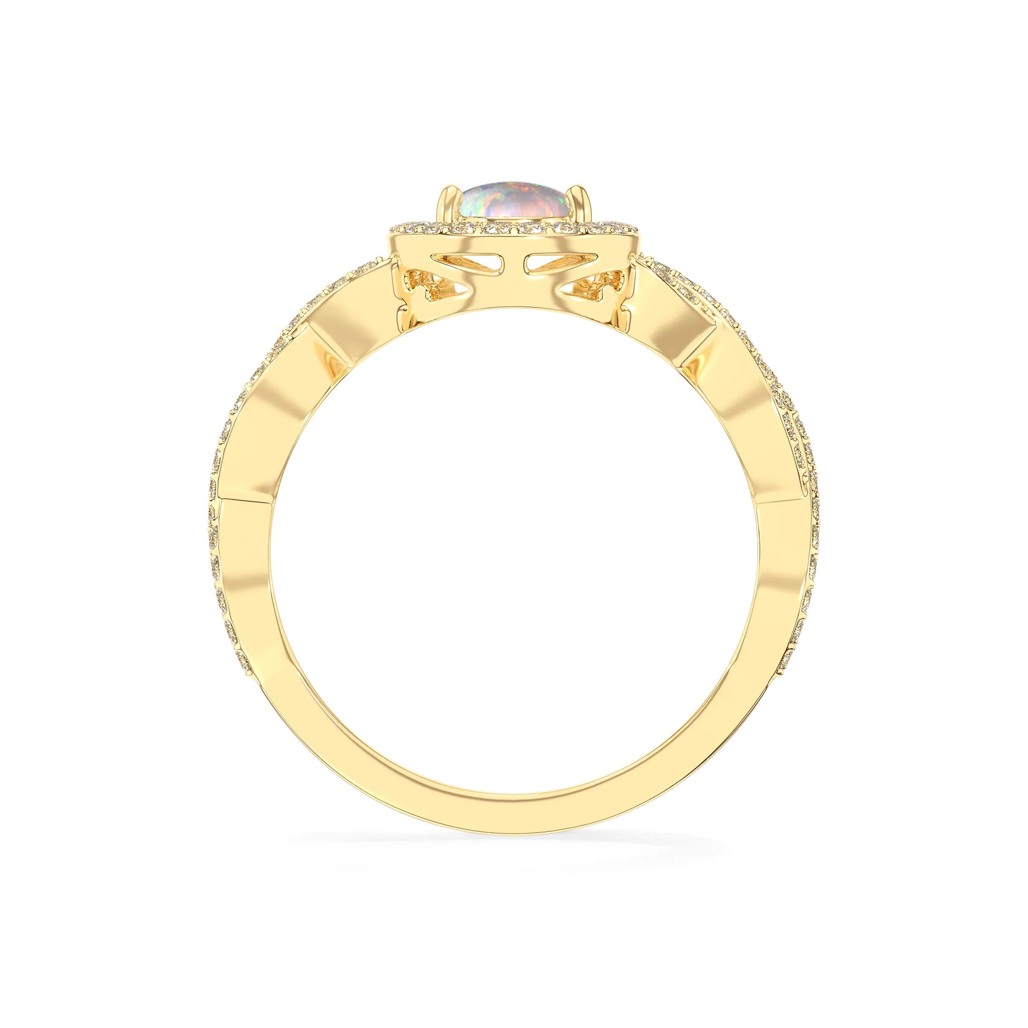 14K Yellow Gold
