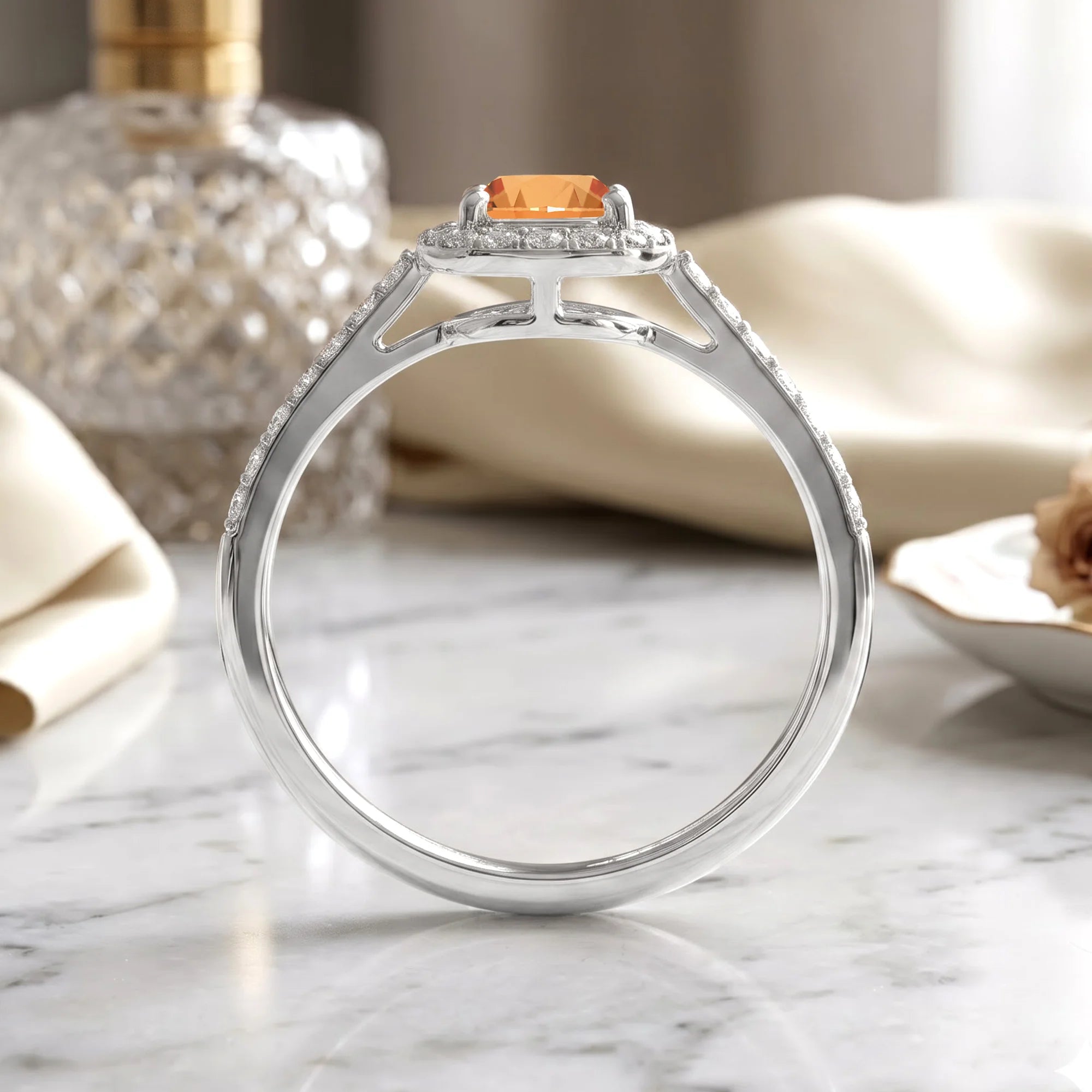 14K White Gold