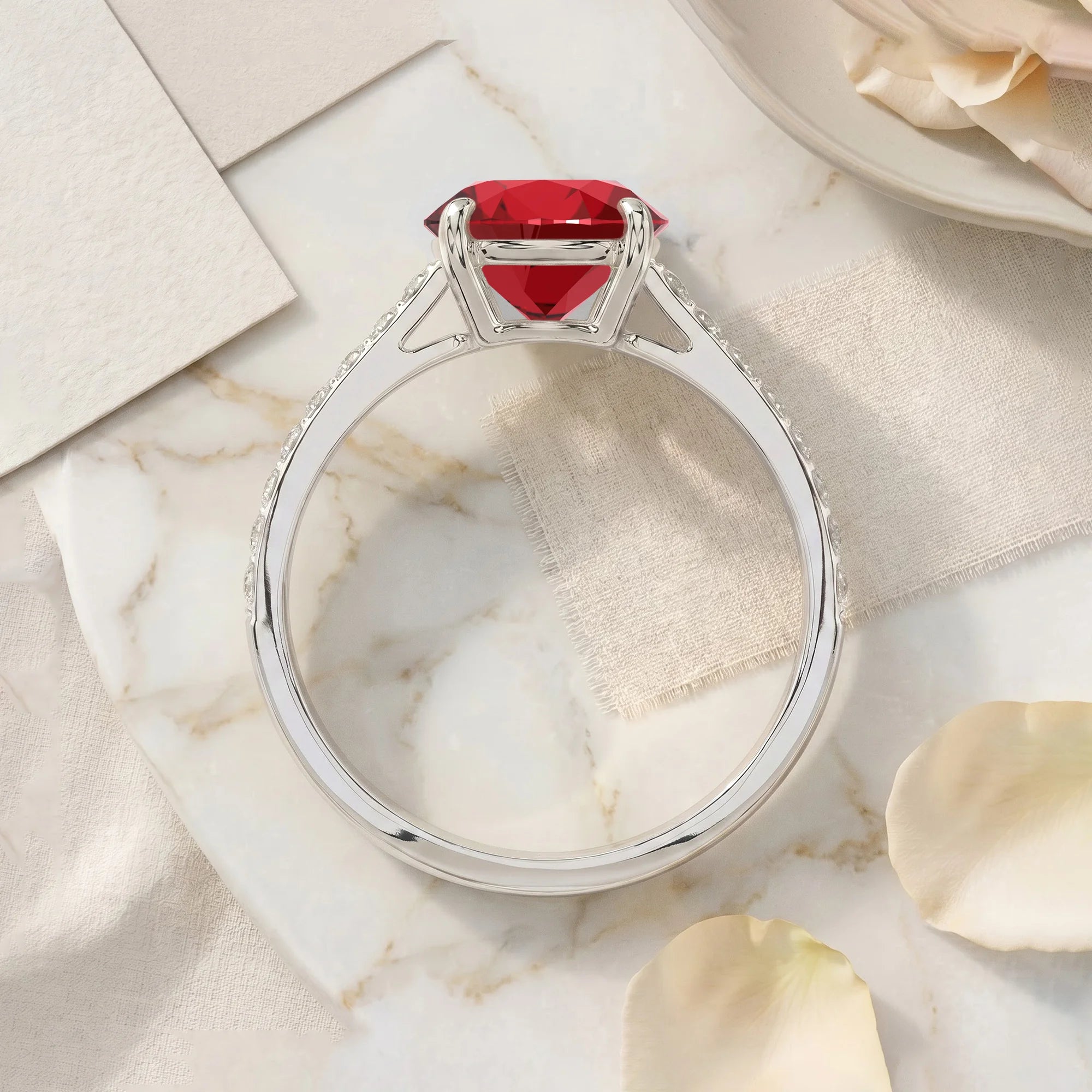 14K White Gold