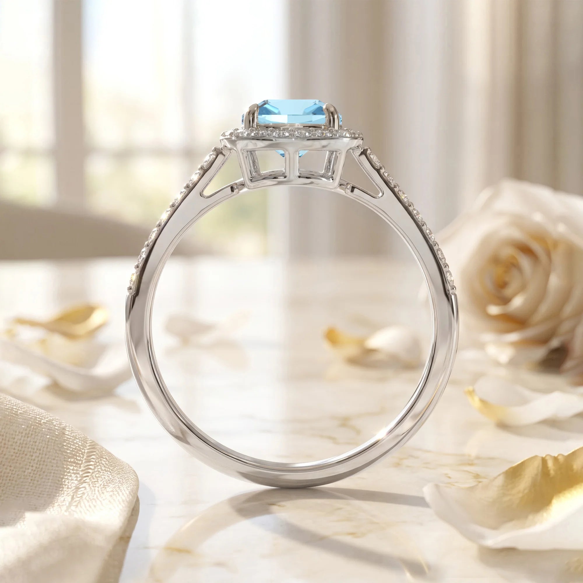 14K White Gold