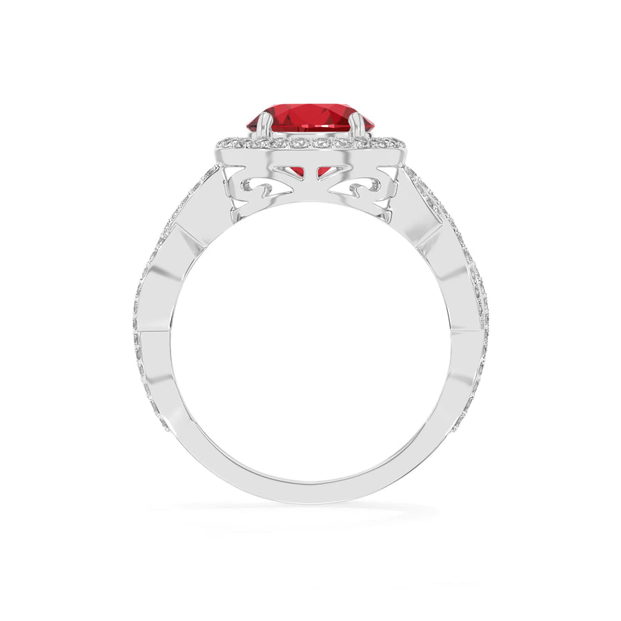 14K White Gold