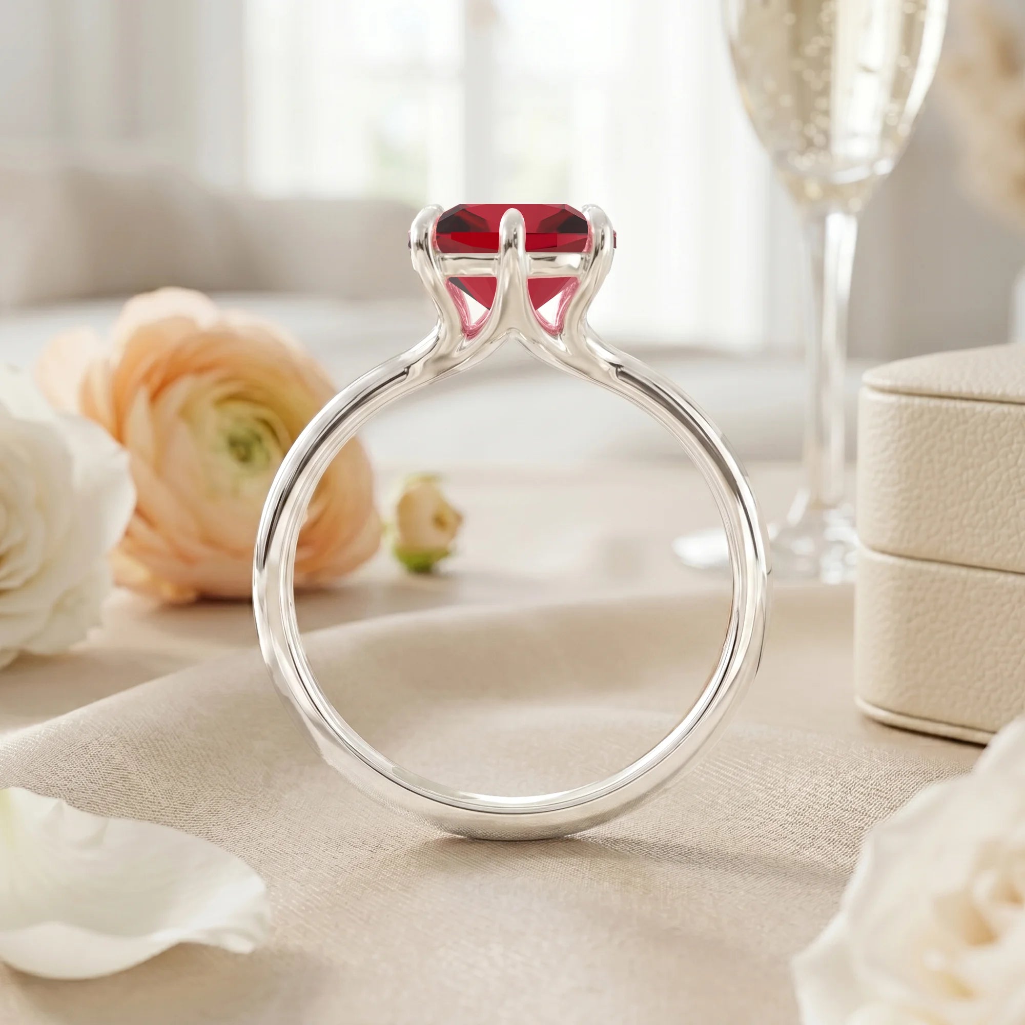 14K White Gold
