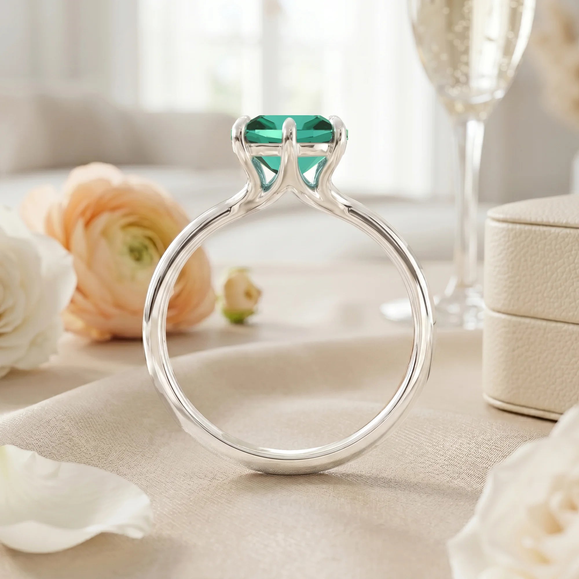 14K White Gold