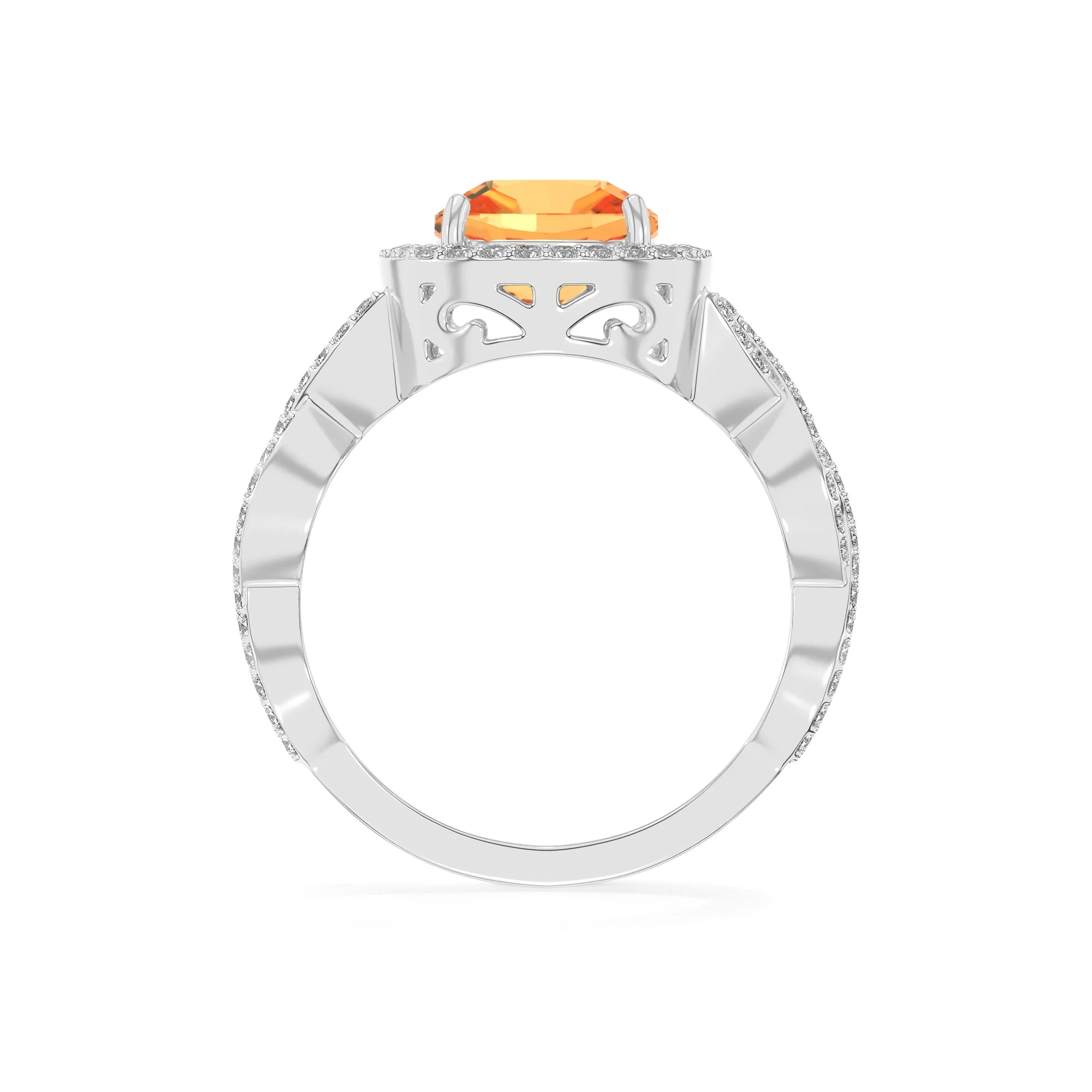 14K White Gold