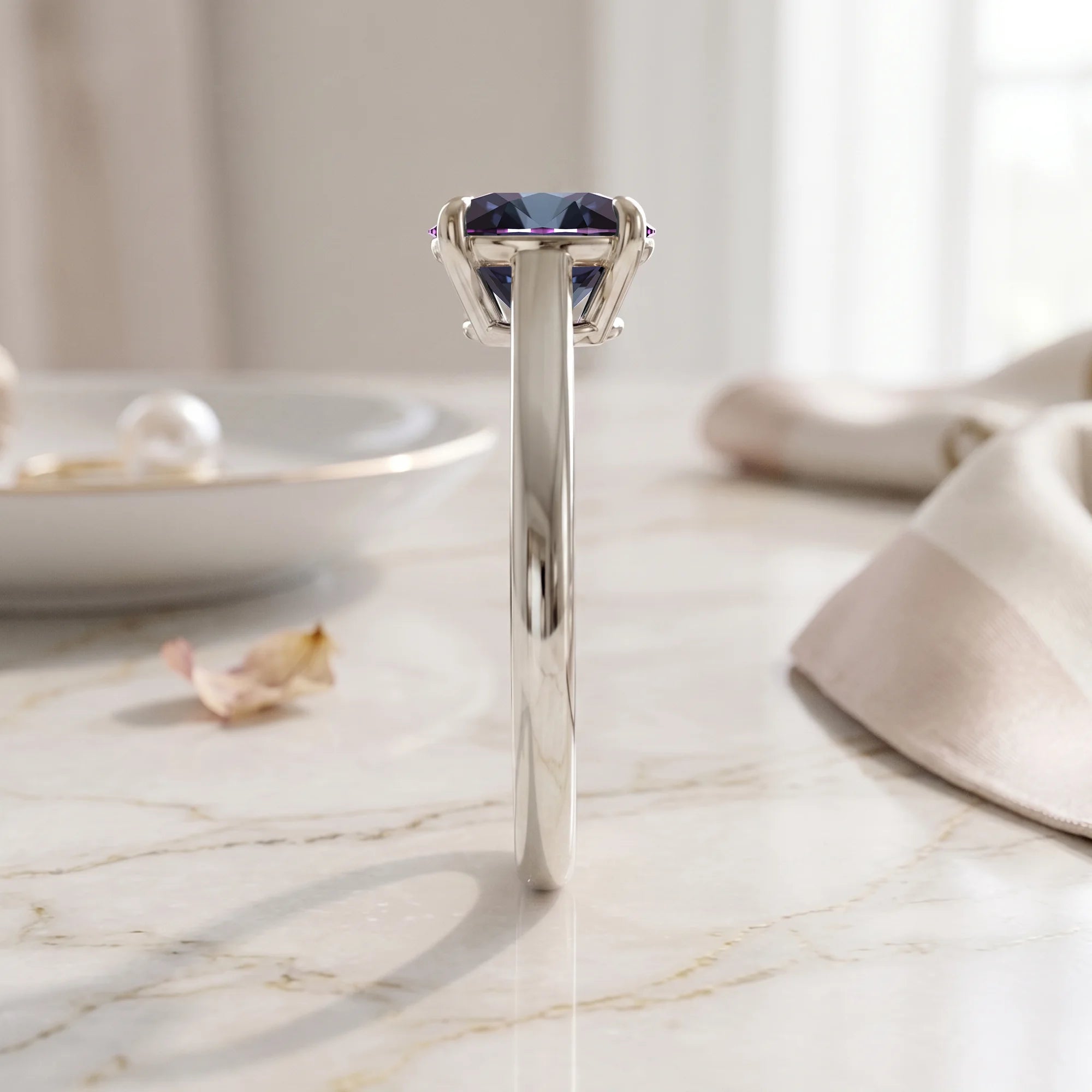 14K White Gold