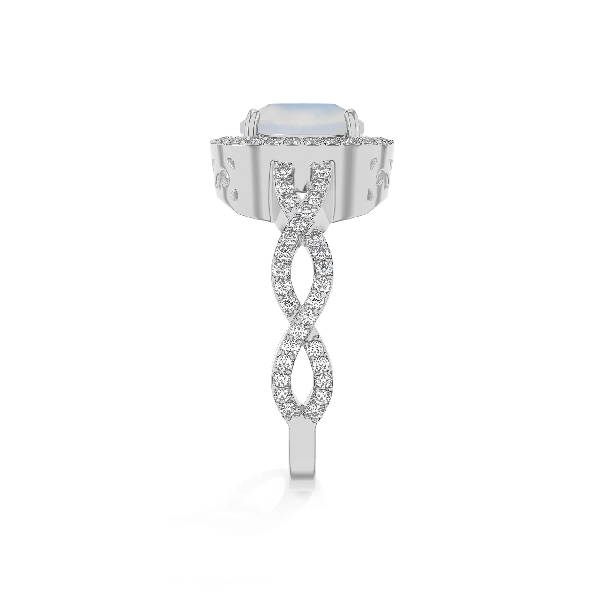 14K White Gold