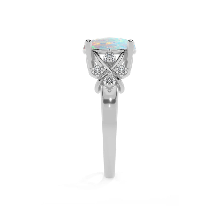 14K White Gold