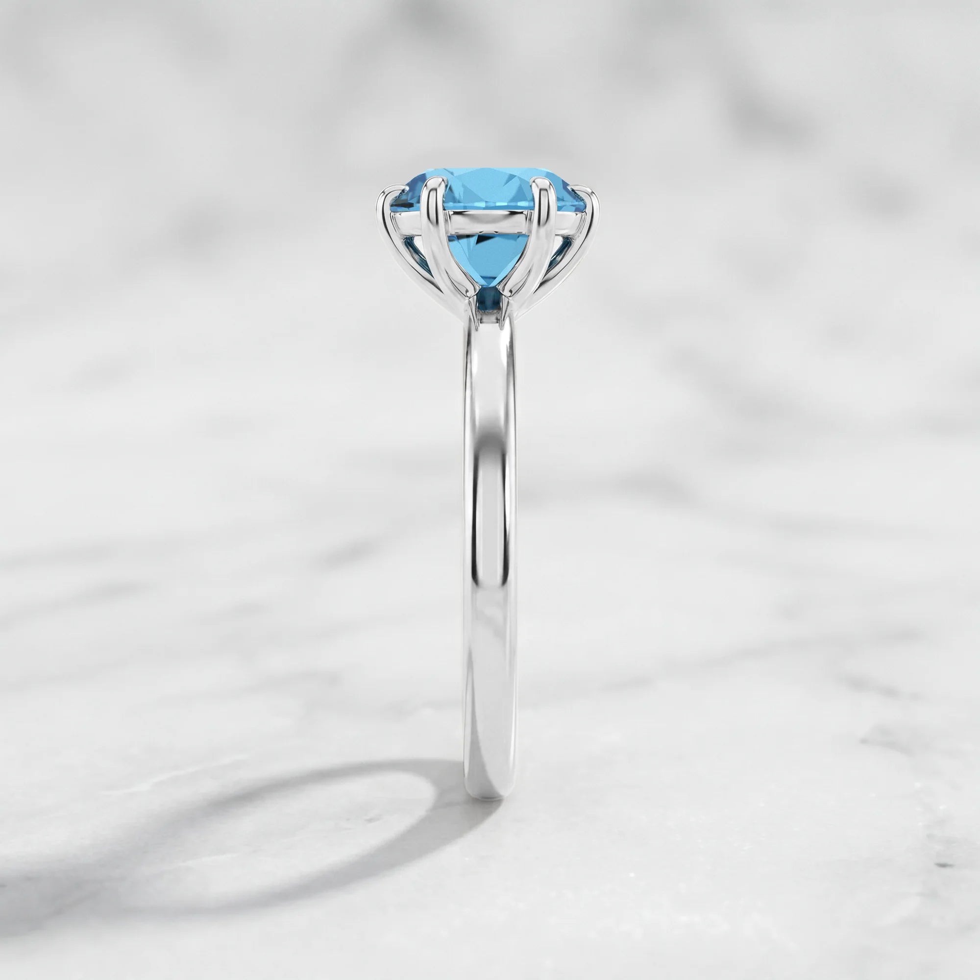 14K White Gold