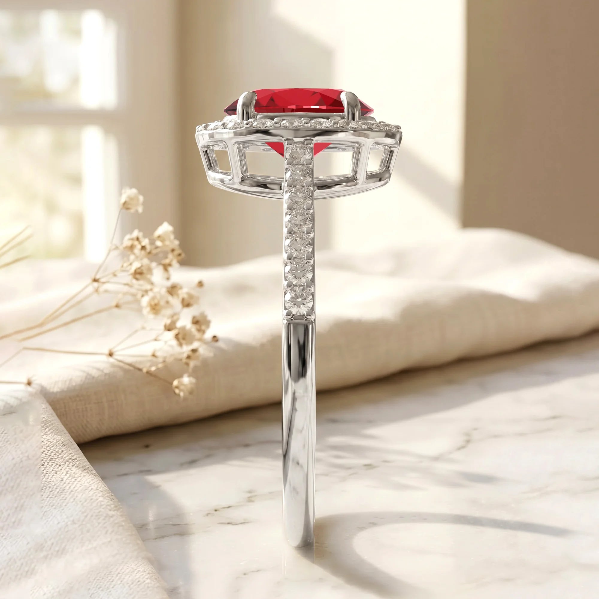 14K White Gold