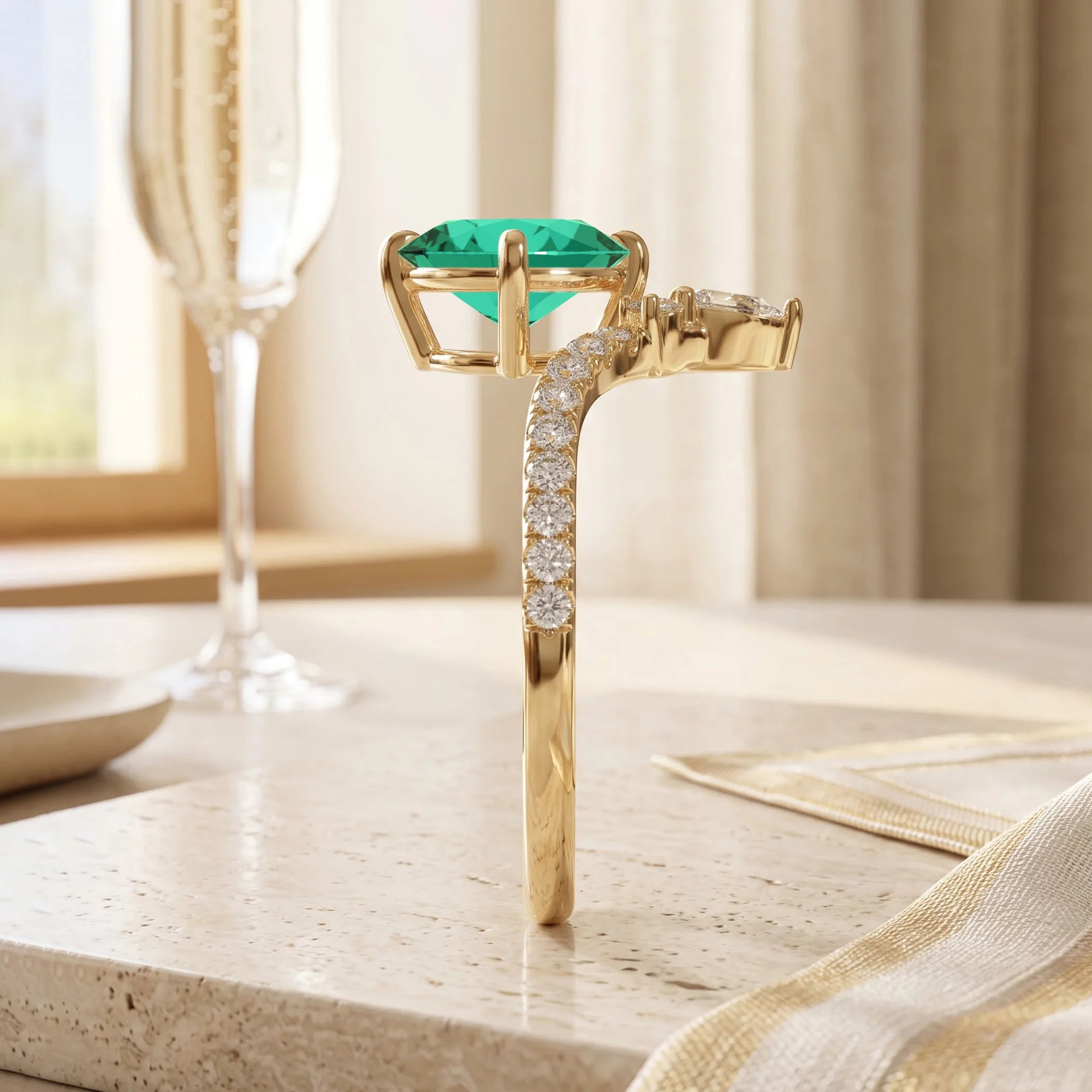 14K Yellow Gold