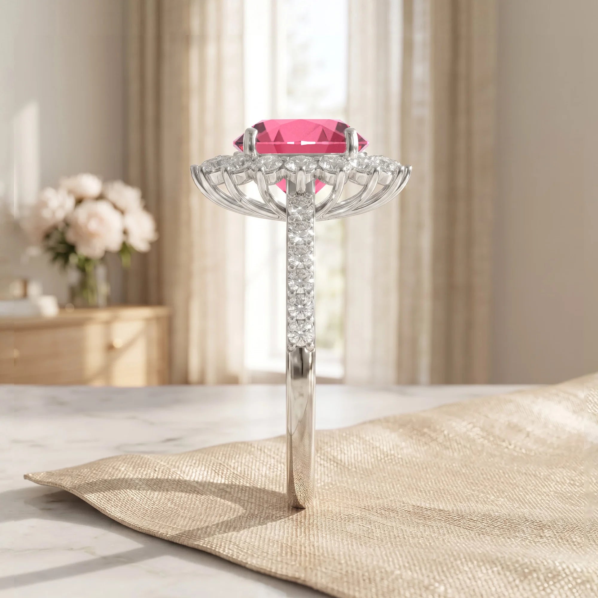 14K White Gold