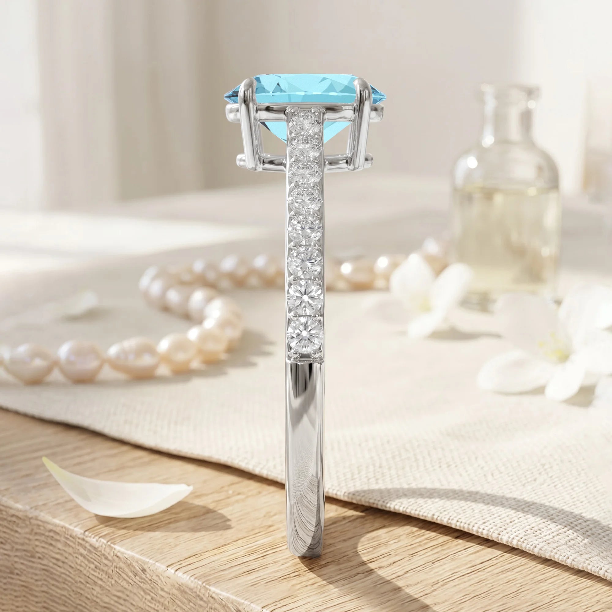 14K White Gold