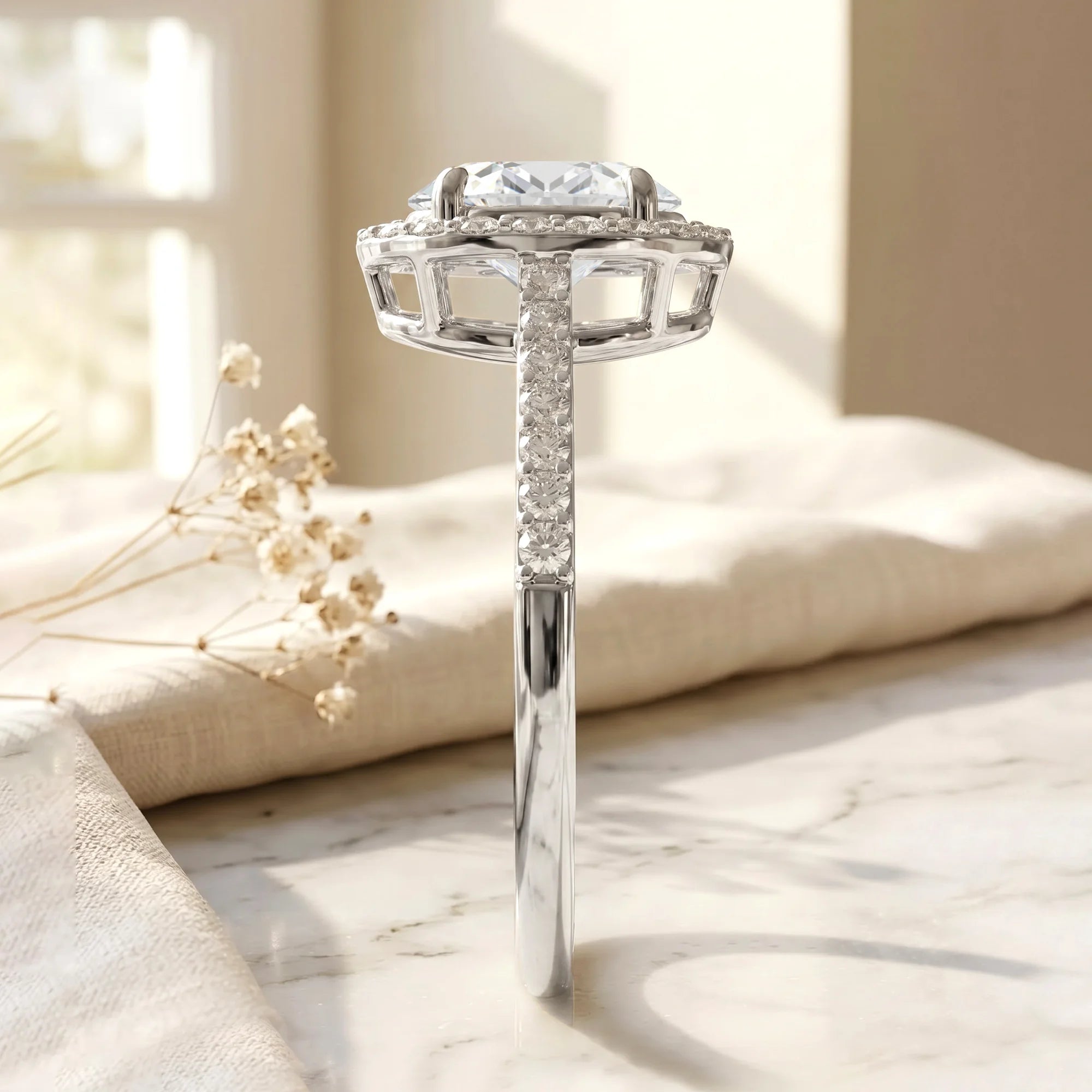 14K White Gold