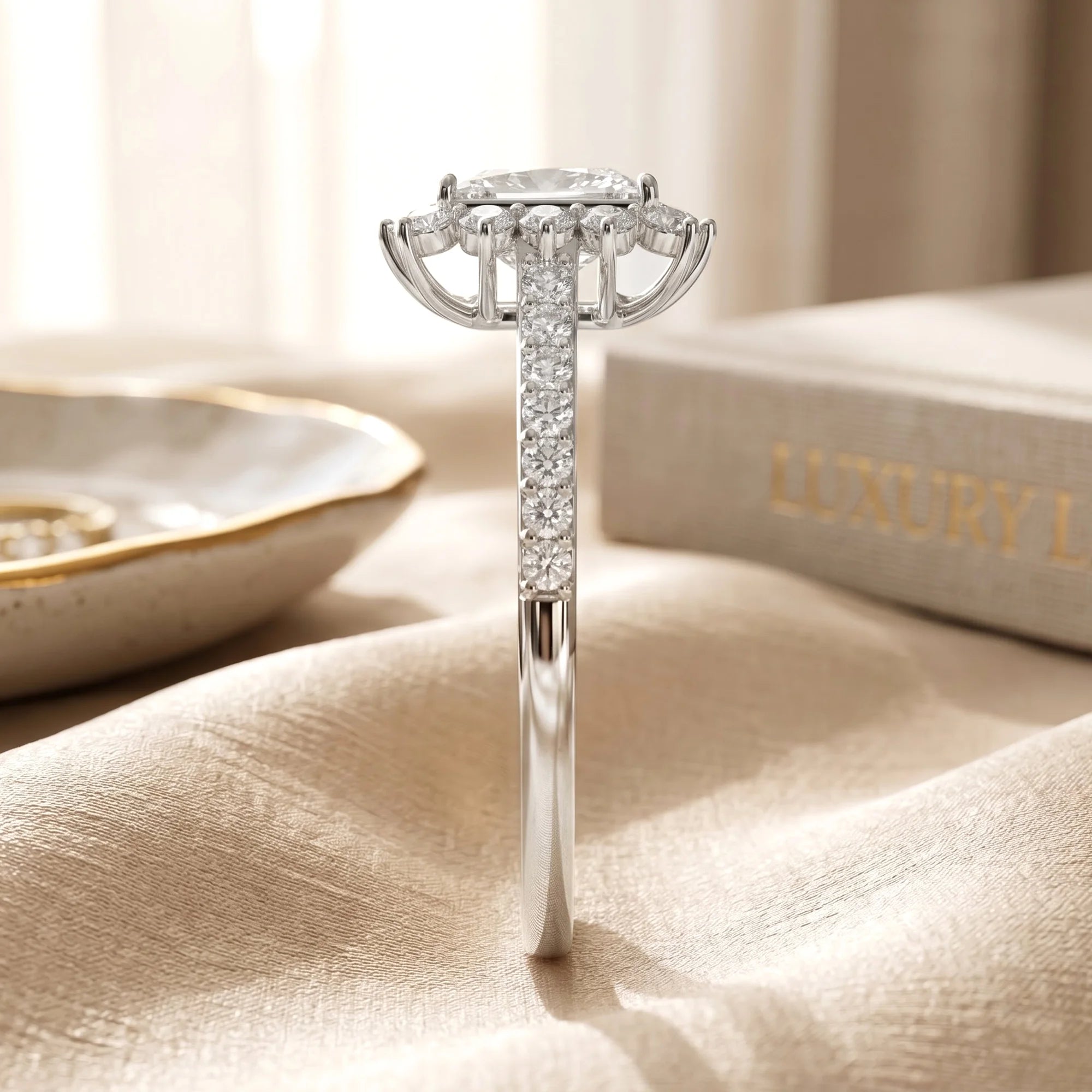 14K White Gold