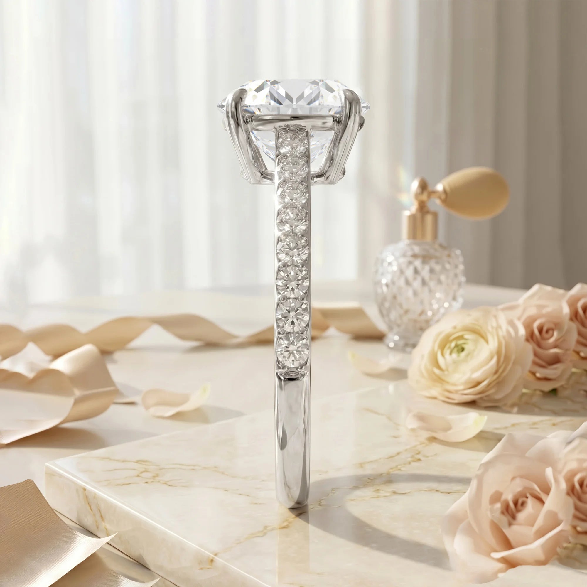14K White Gold