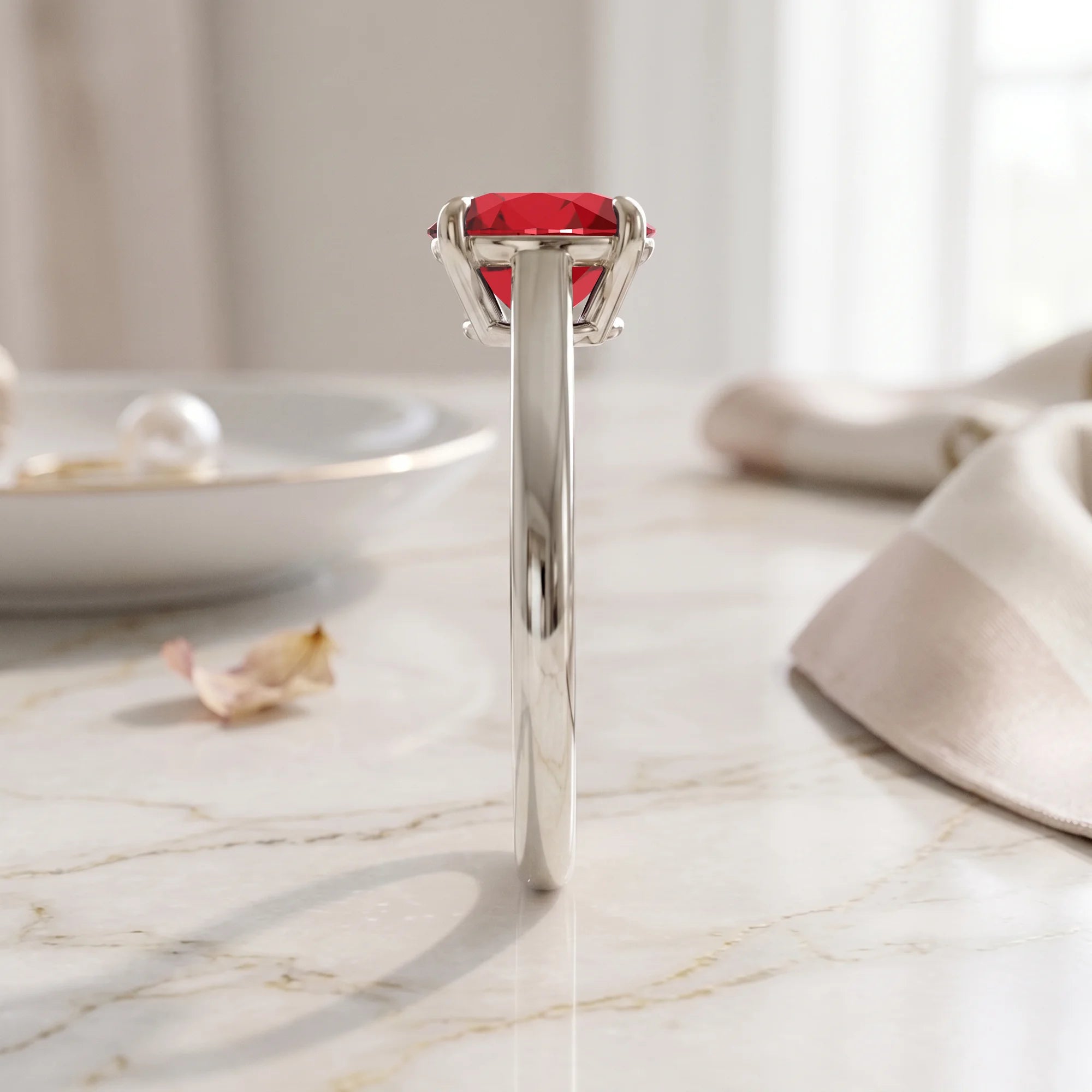14K White Gold
