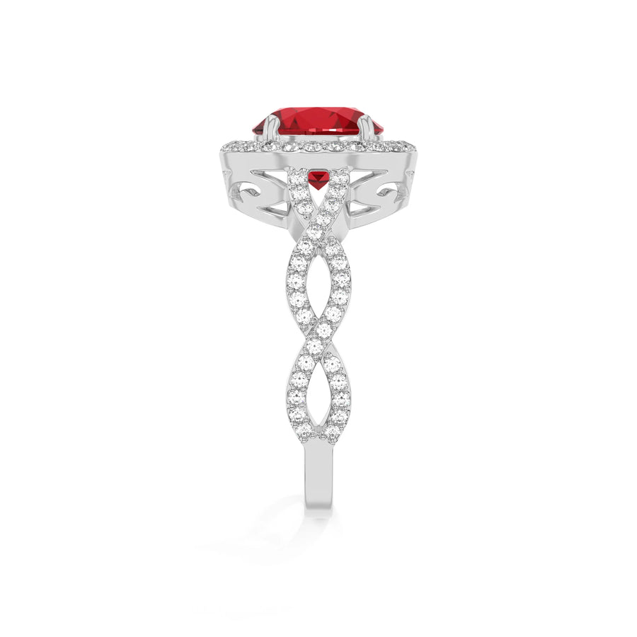 14K White Gold