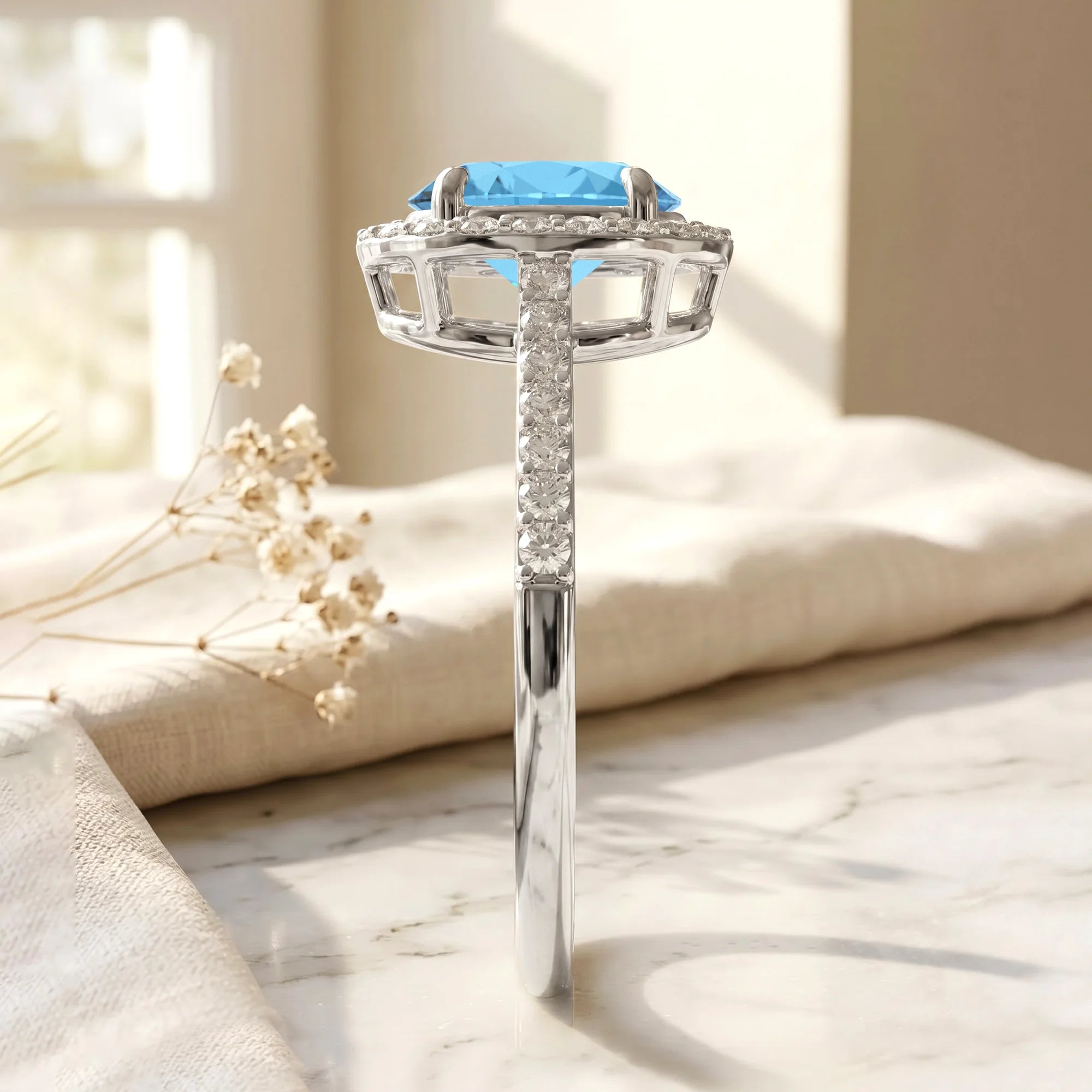 14K White Gold