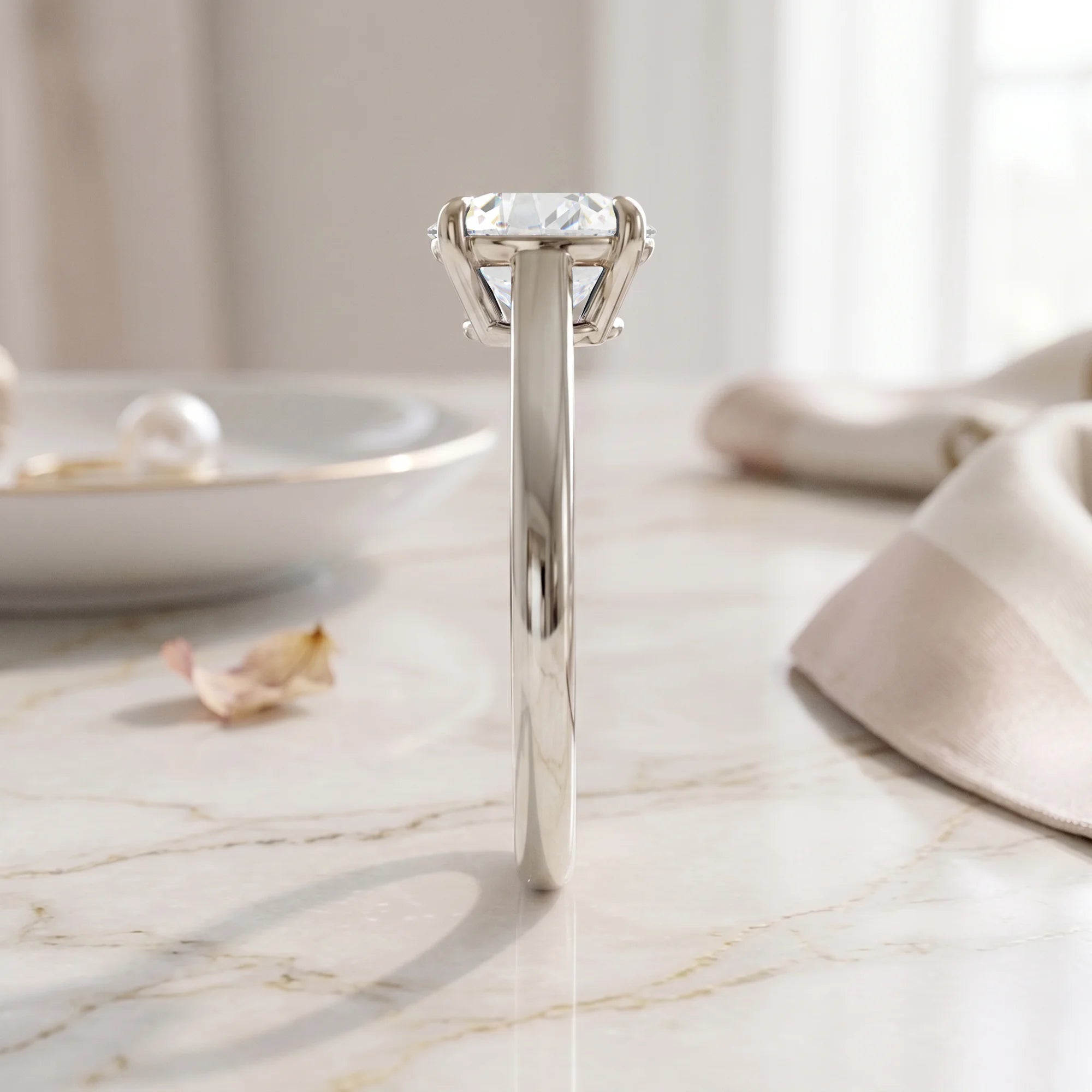 14K White Gold