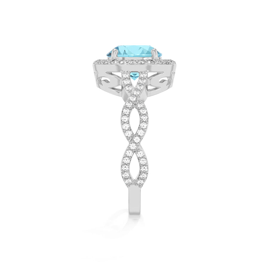 14K White Gold