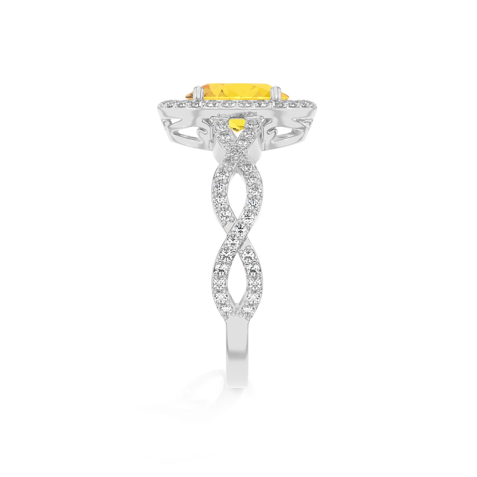 14K White Gold
