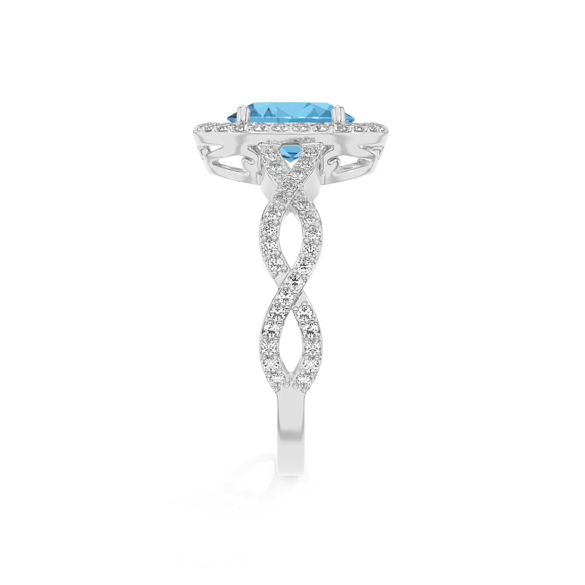 14K White Gold