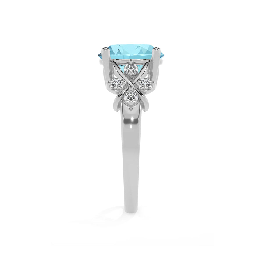 14K White Gold
