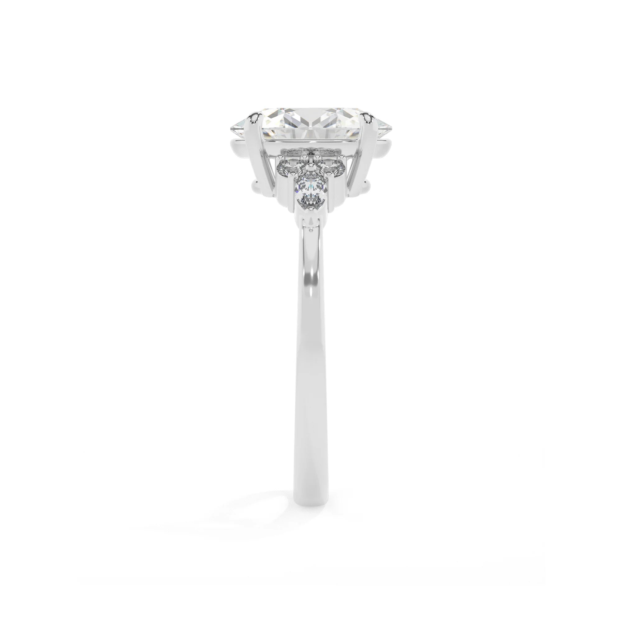 14K White Gold