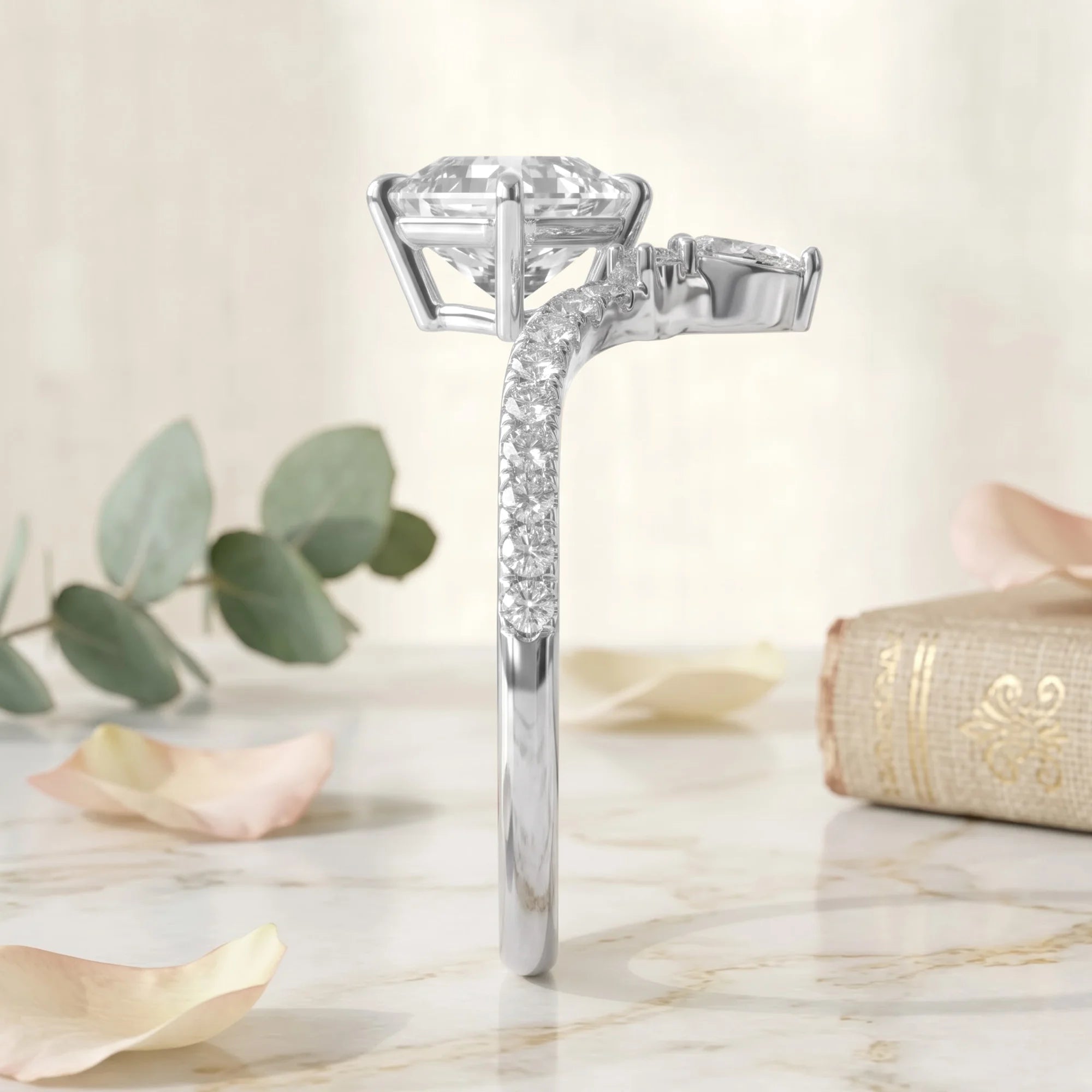 14K White Gold