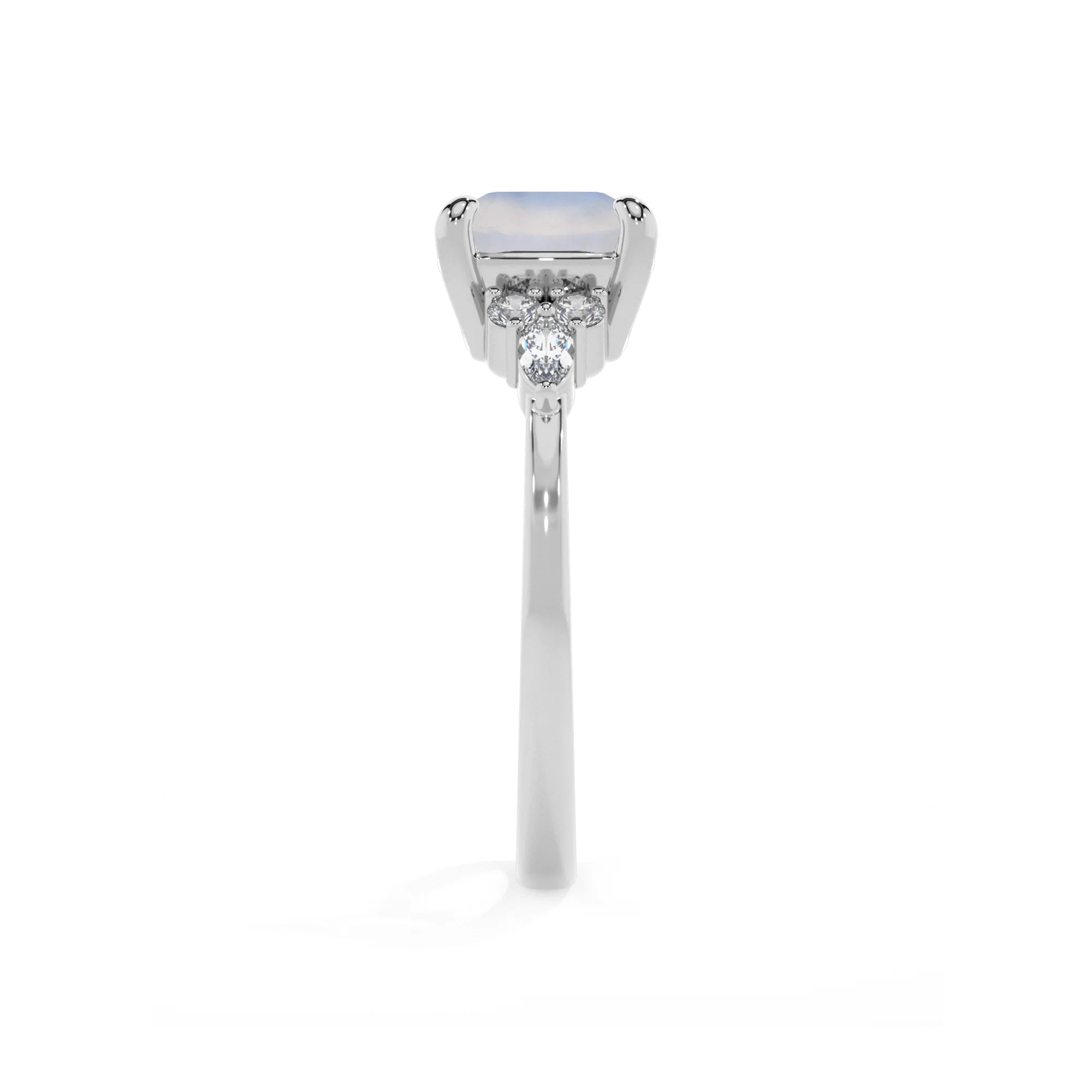 14K White Gold