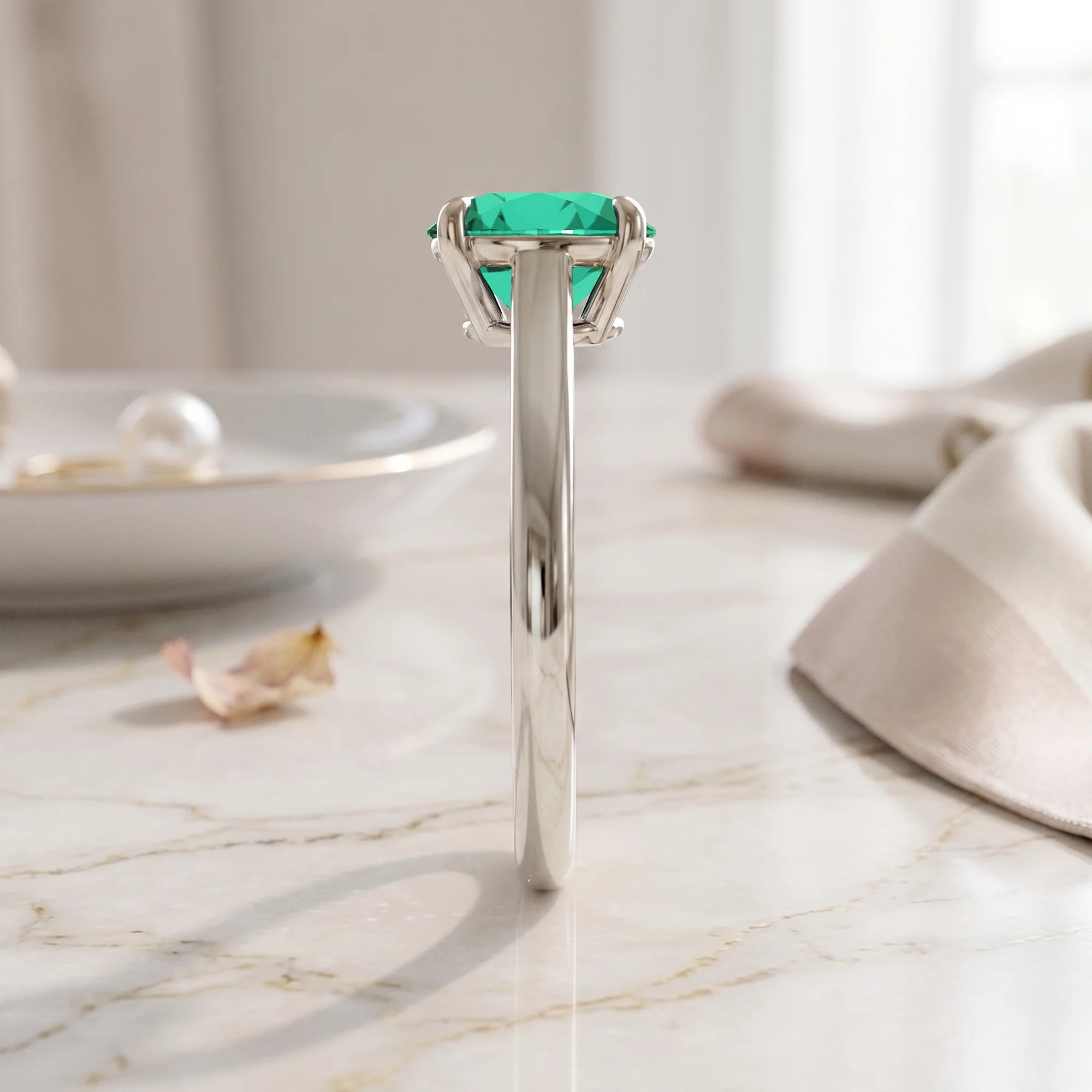 14K White Gold