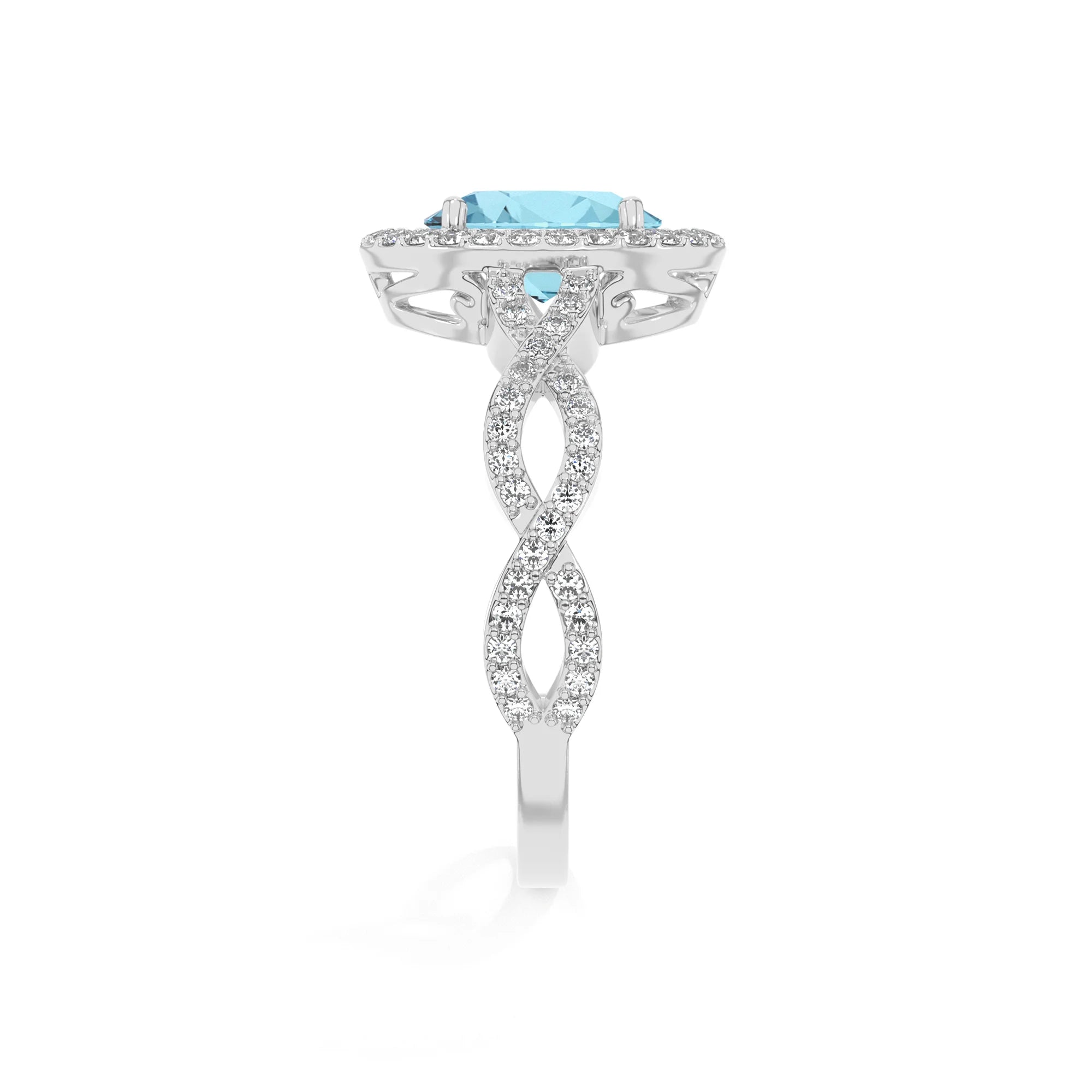 14K White Gold