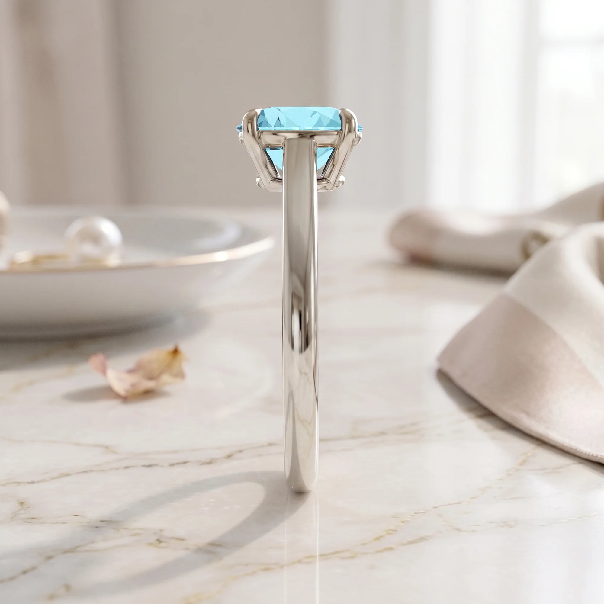 14K White Gold