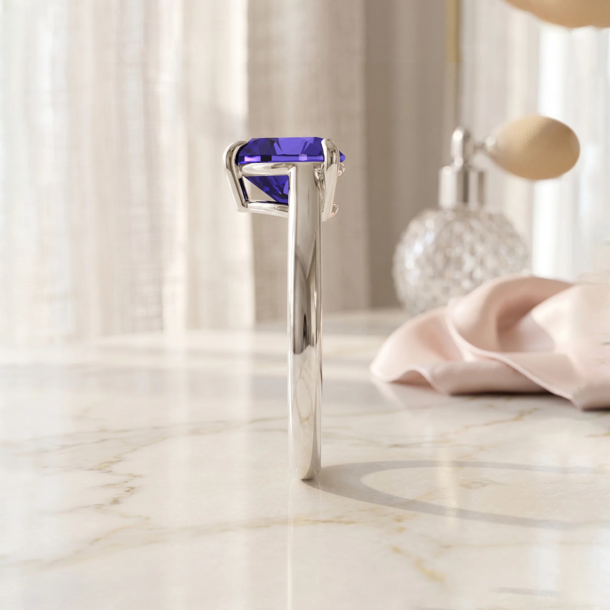 14K White Gold