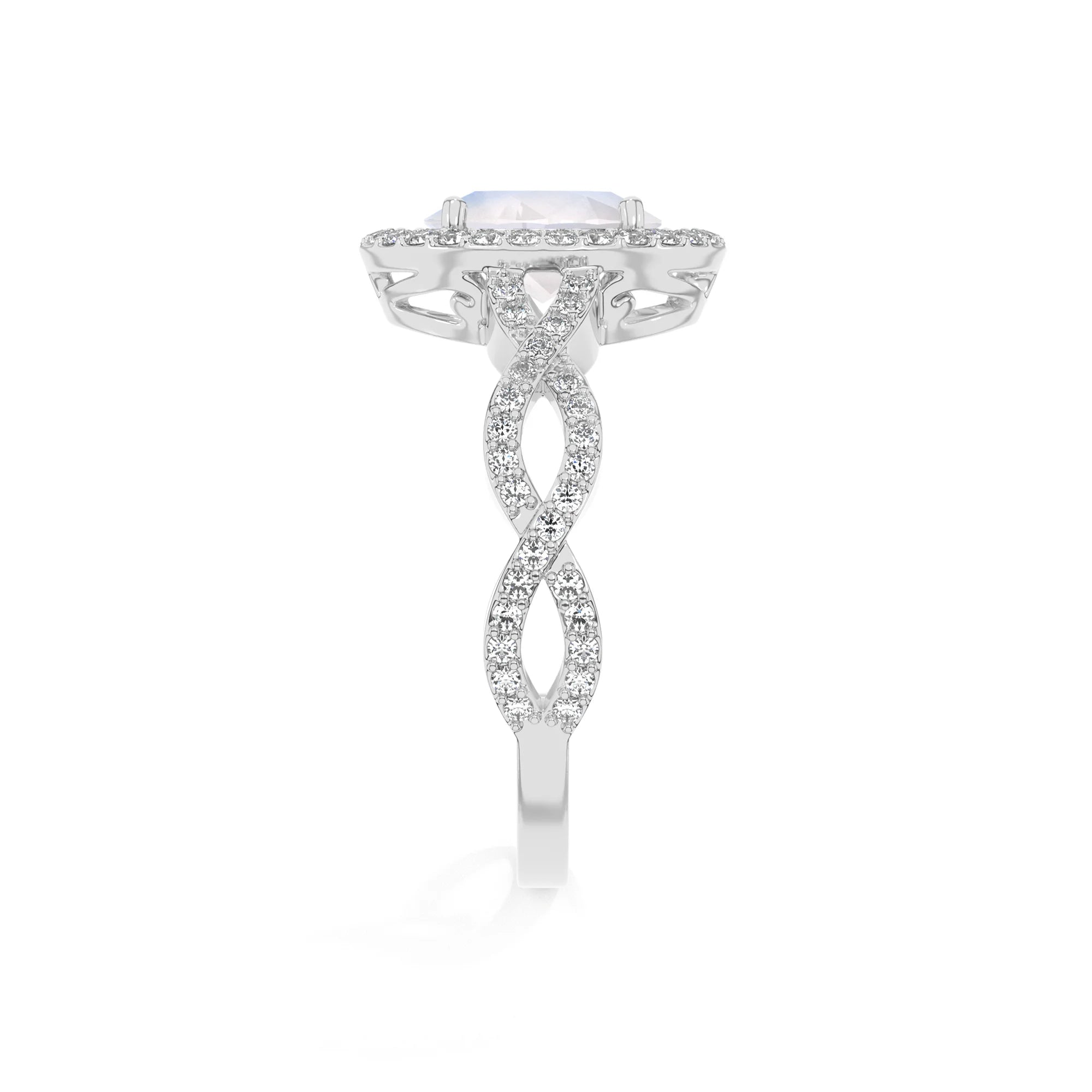 14K White Gold