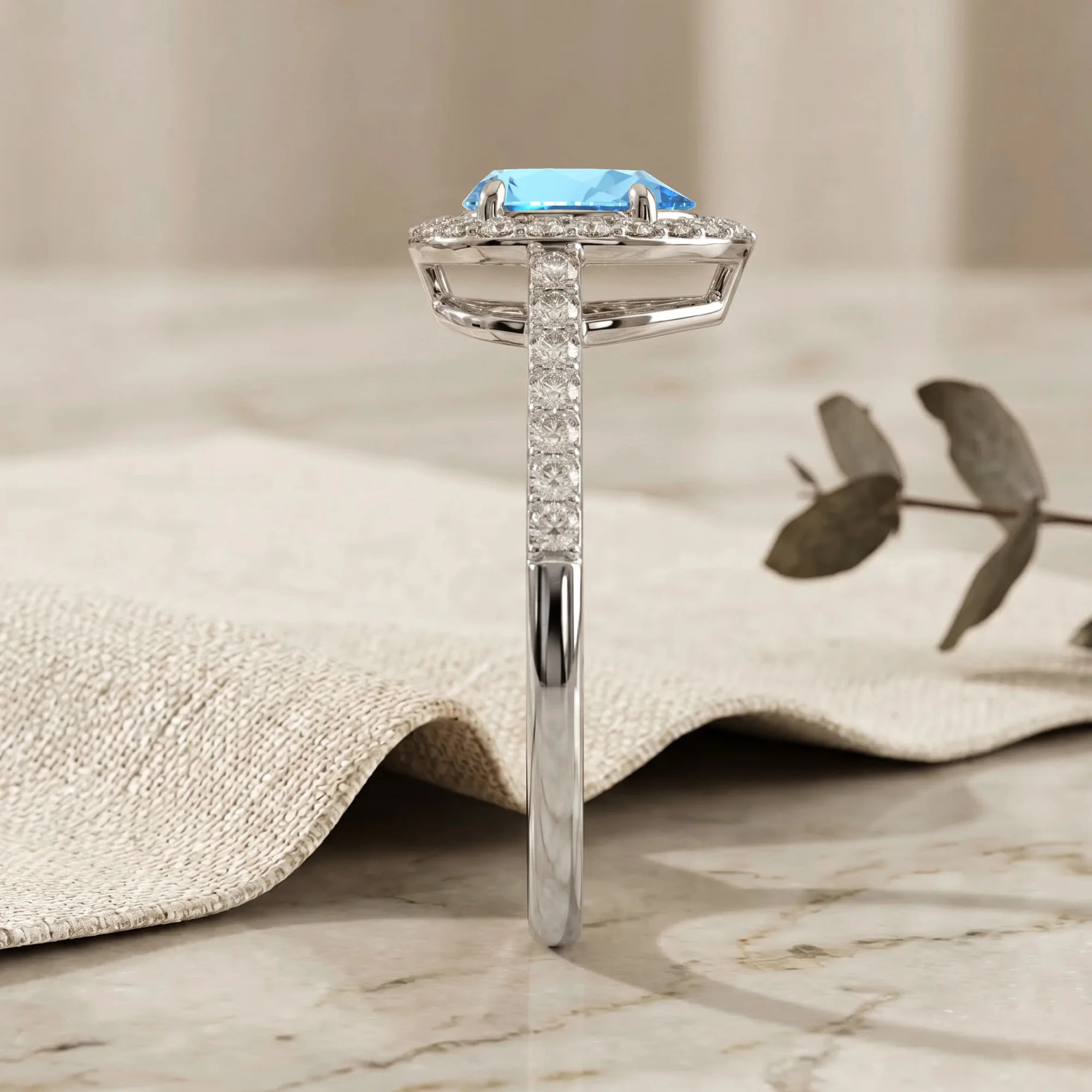 14K White Gold