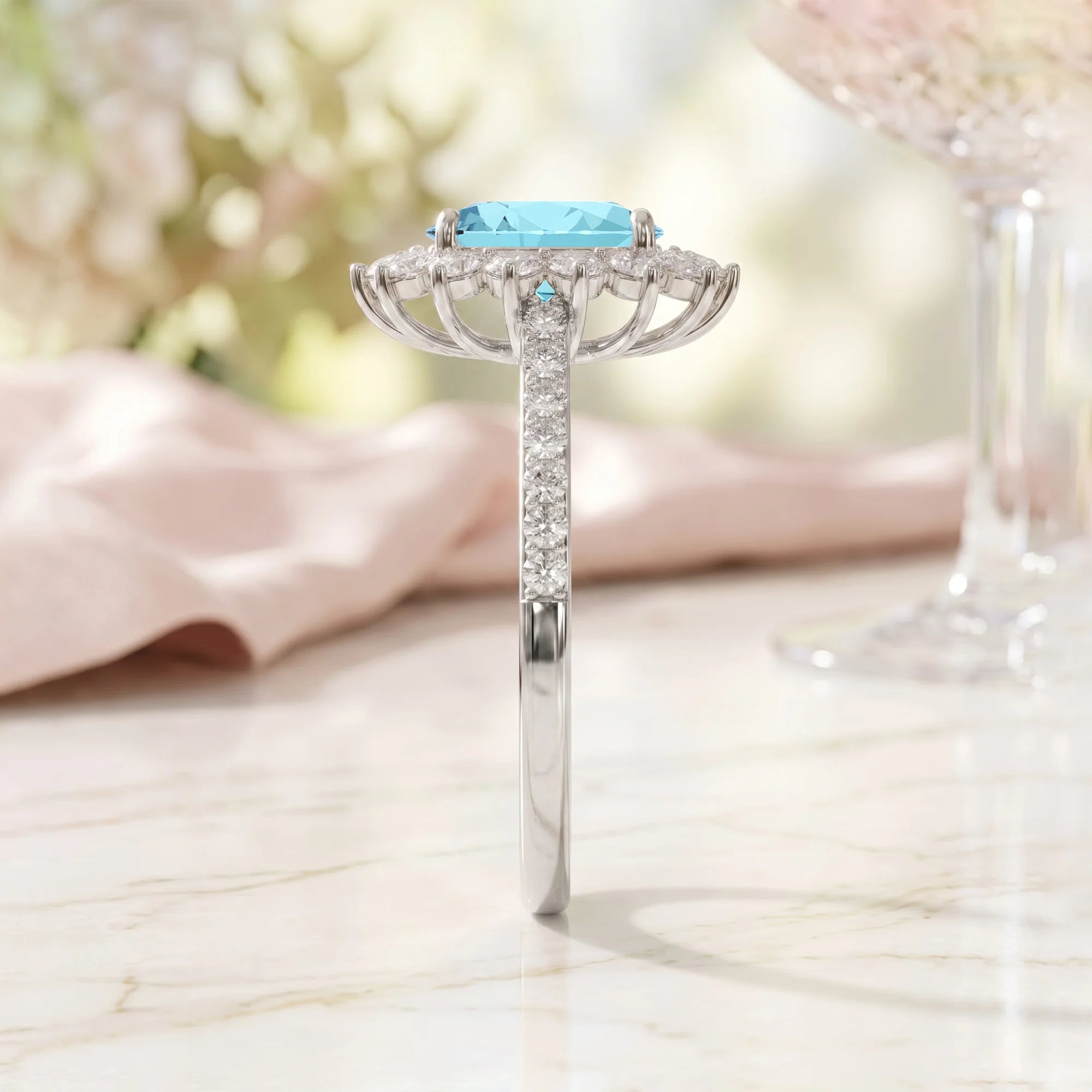 14K White Gold