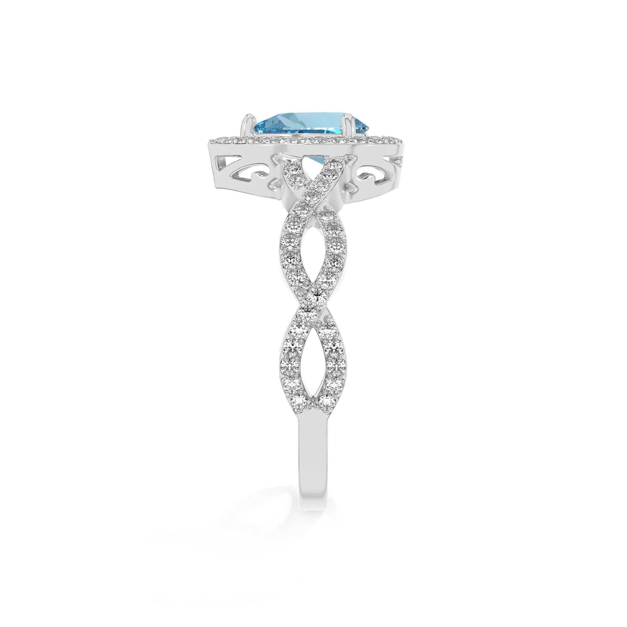 14K White Gold