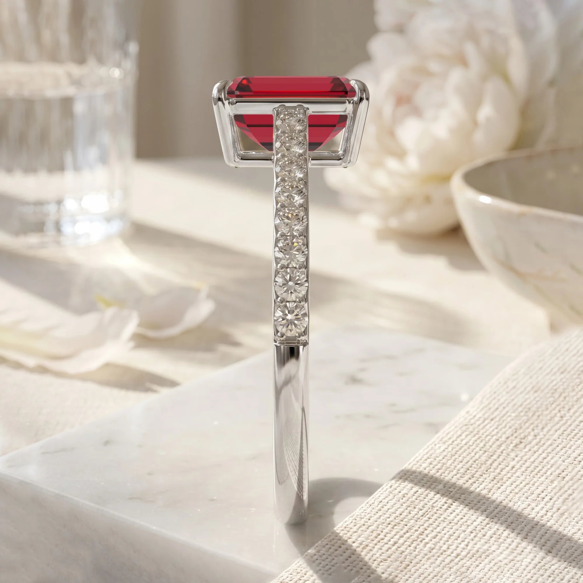 14K White Gold