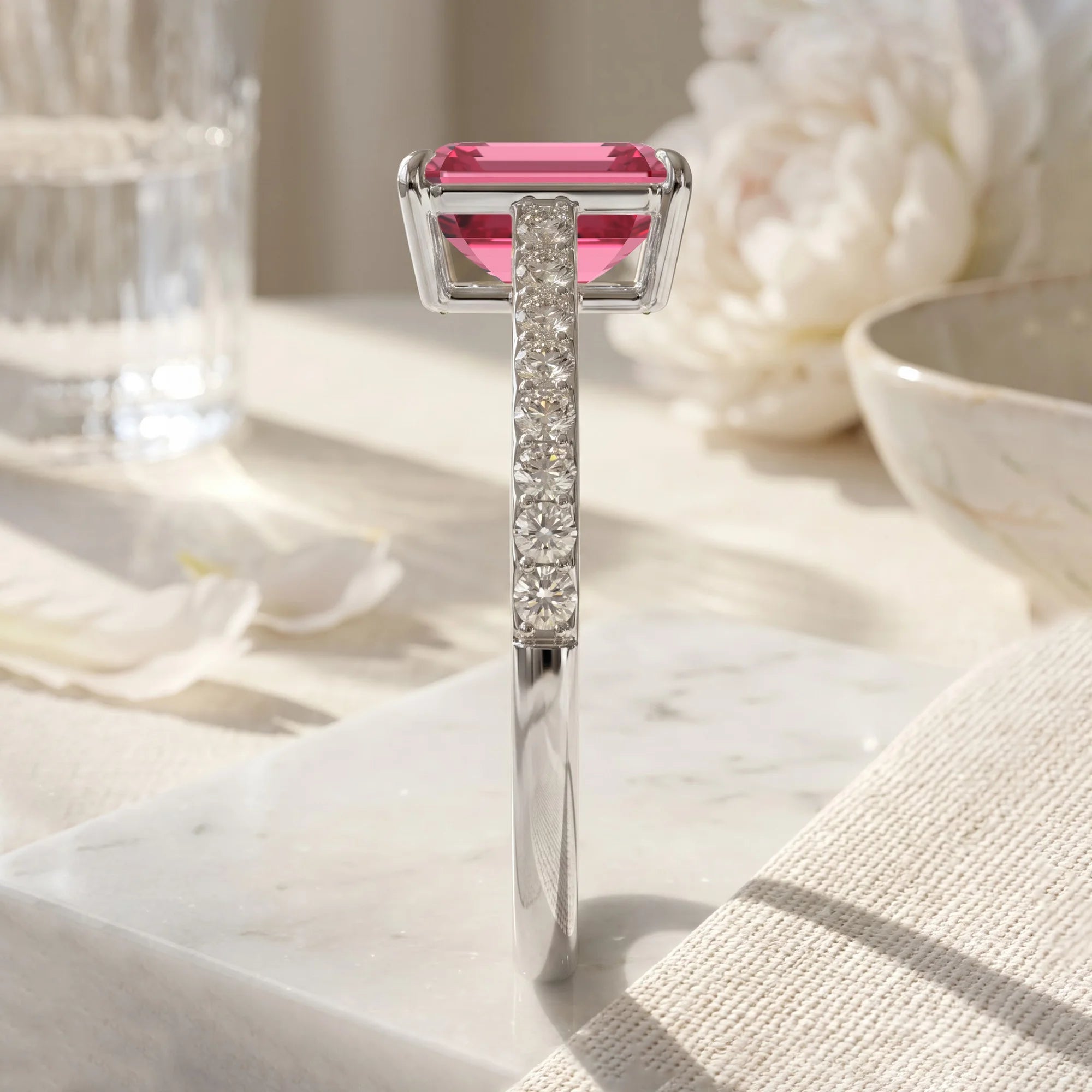 14K White Gold